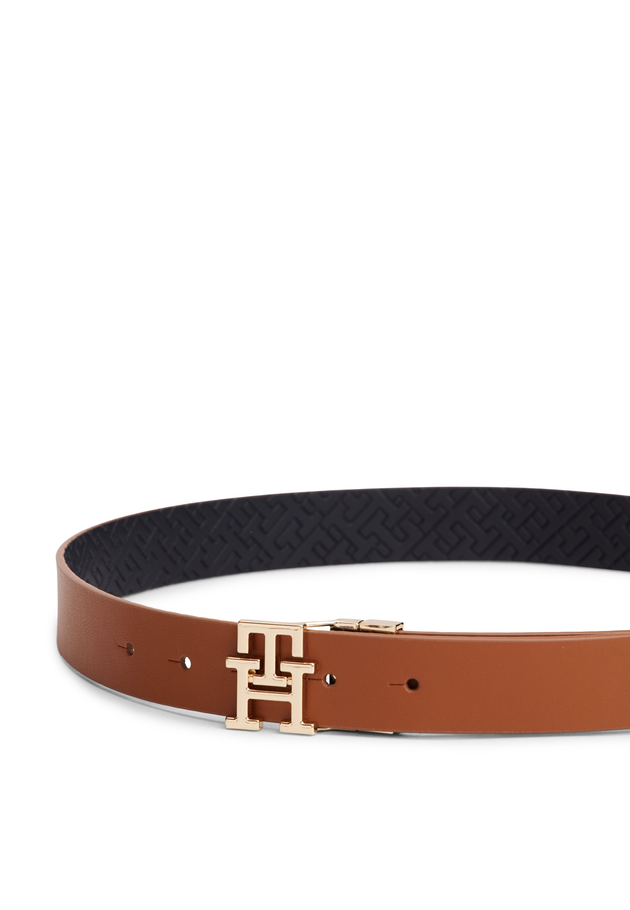 TH LOGO 3.0 REV MONO - Ceinture - cognac/space blue