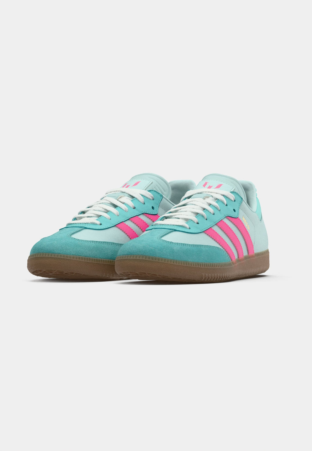 Indoor football boots - halo mint/lucid pink