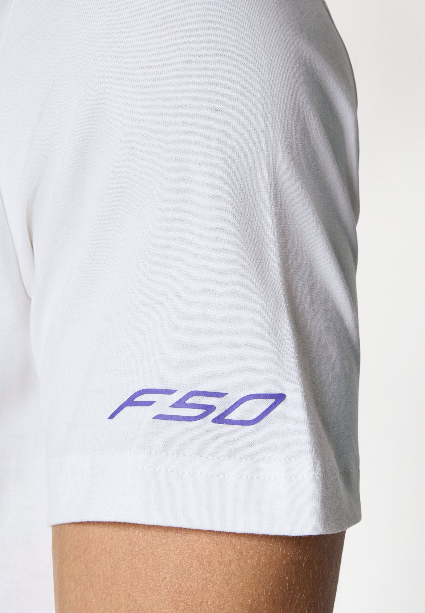 T-SHIRT GRAPHIQUE F50 - T-shirt imprimé - blanc