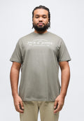 Plus Size - Print T-shirt - smokey olive