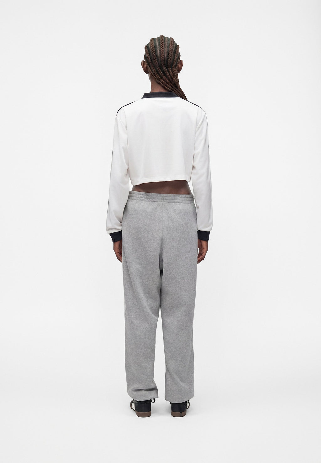 ESS JOGGERS - Tracksuit bottoms - medium grey heather