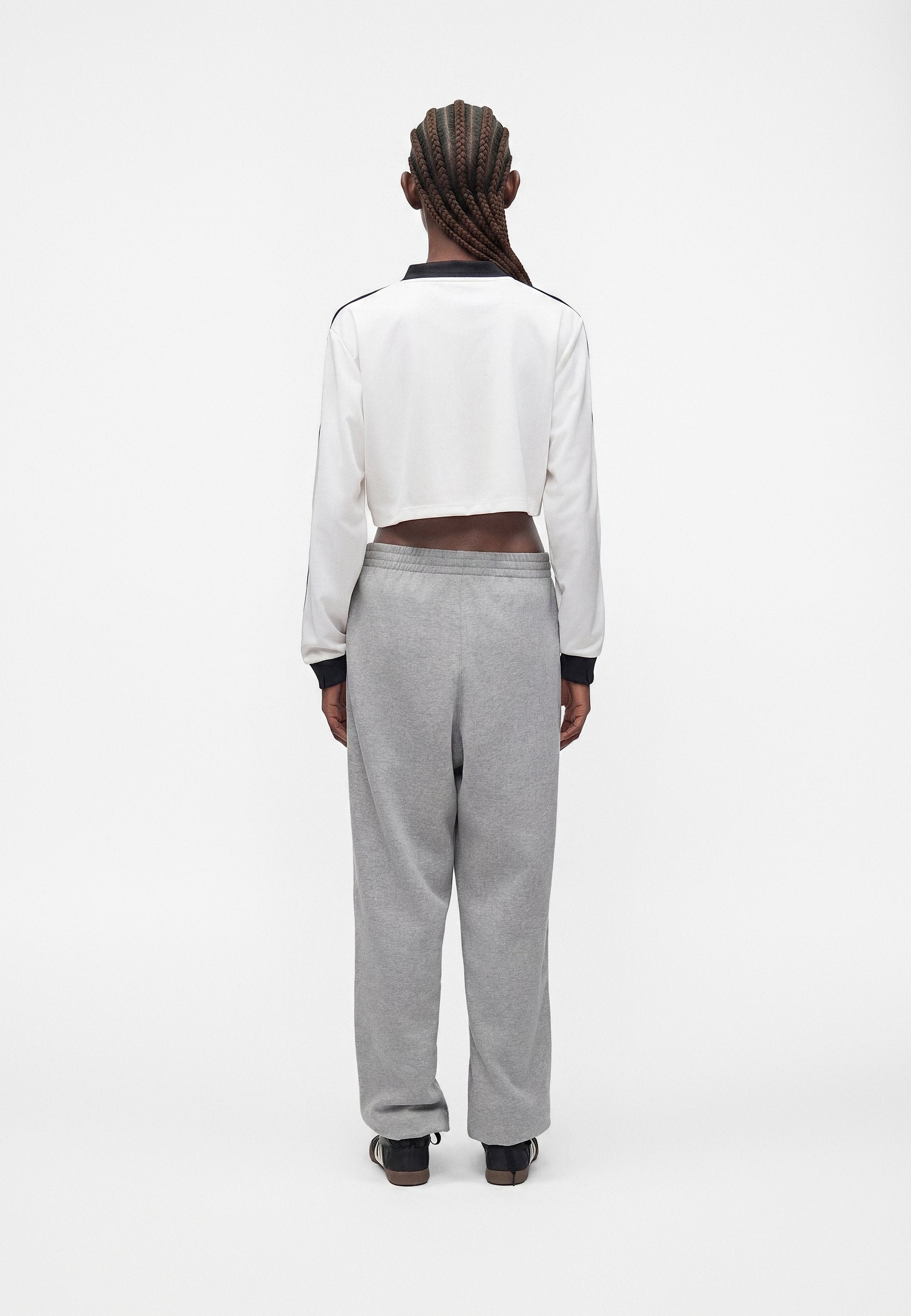 ESS JOGGERS - Tracksuit bottoms - medium grey heather