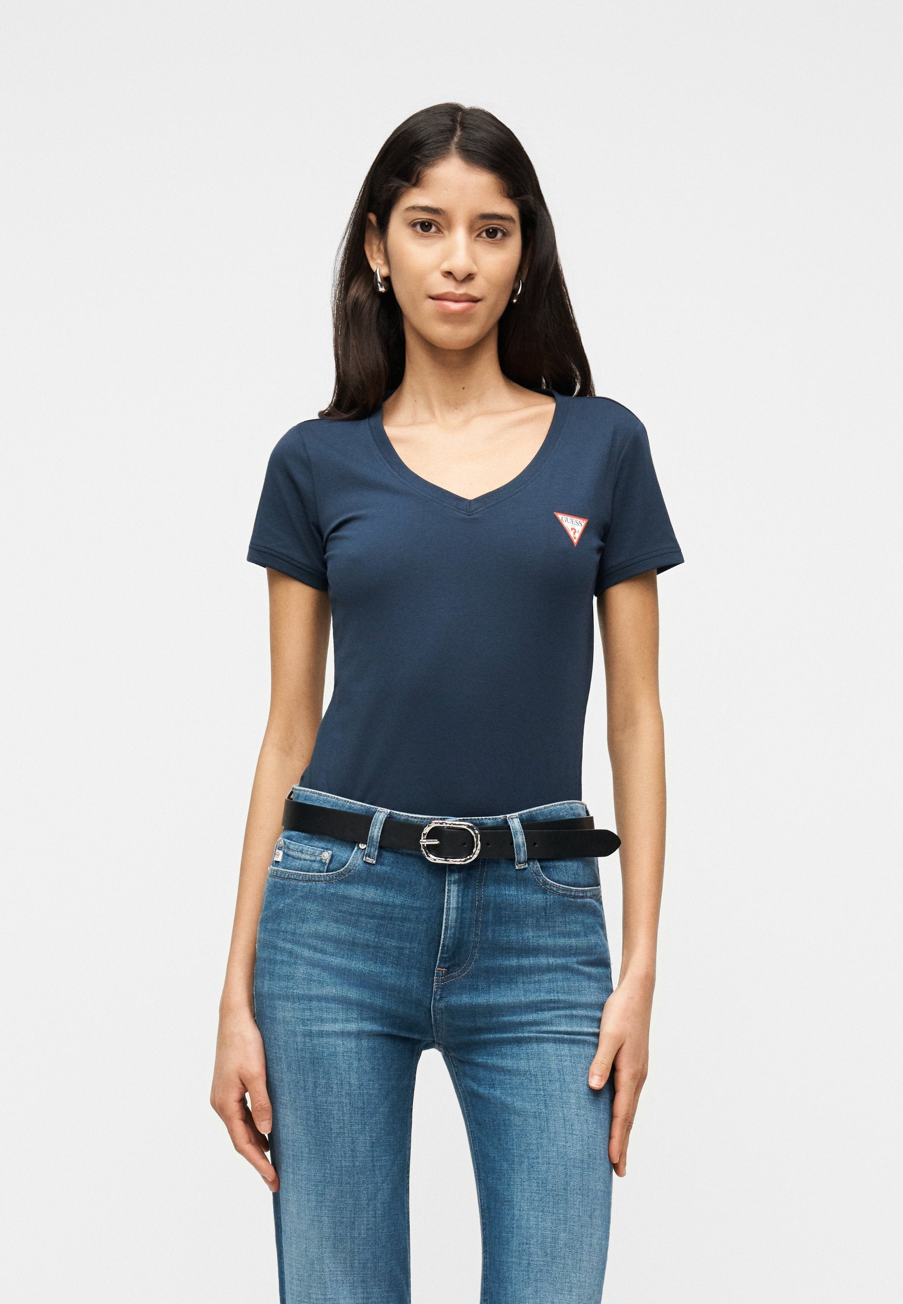 MINI TRIANGLE TEE - Basic T-shirt - blackened blue