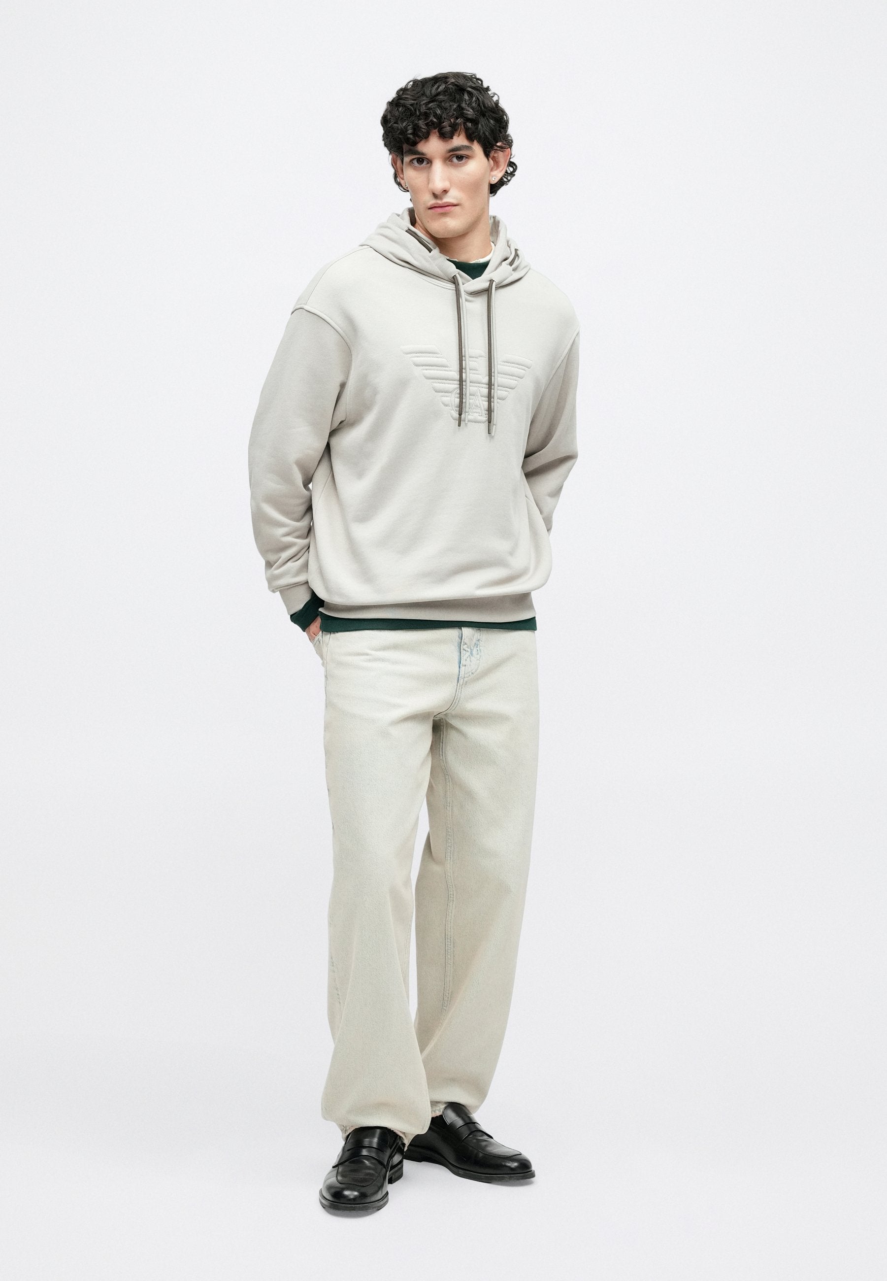 Hoodie - taupe