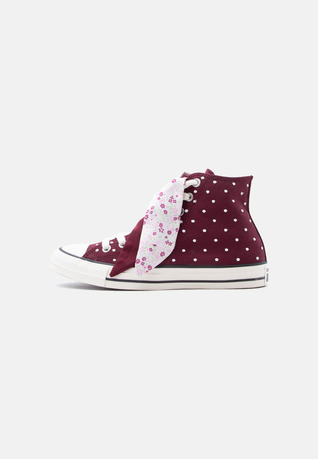 CHUCK TAYLOR ALL STAR - Baskets montantes - bordeaux profond/écru/nouveau motif floral