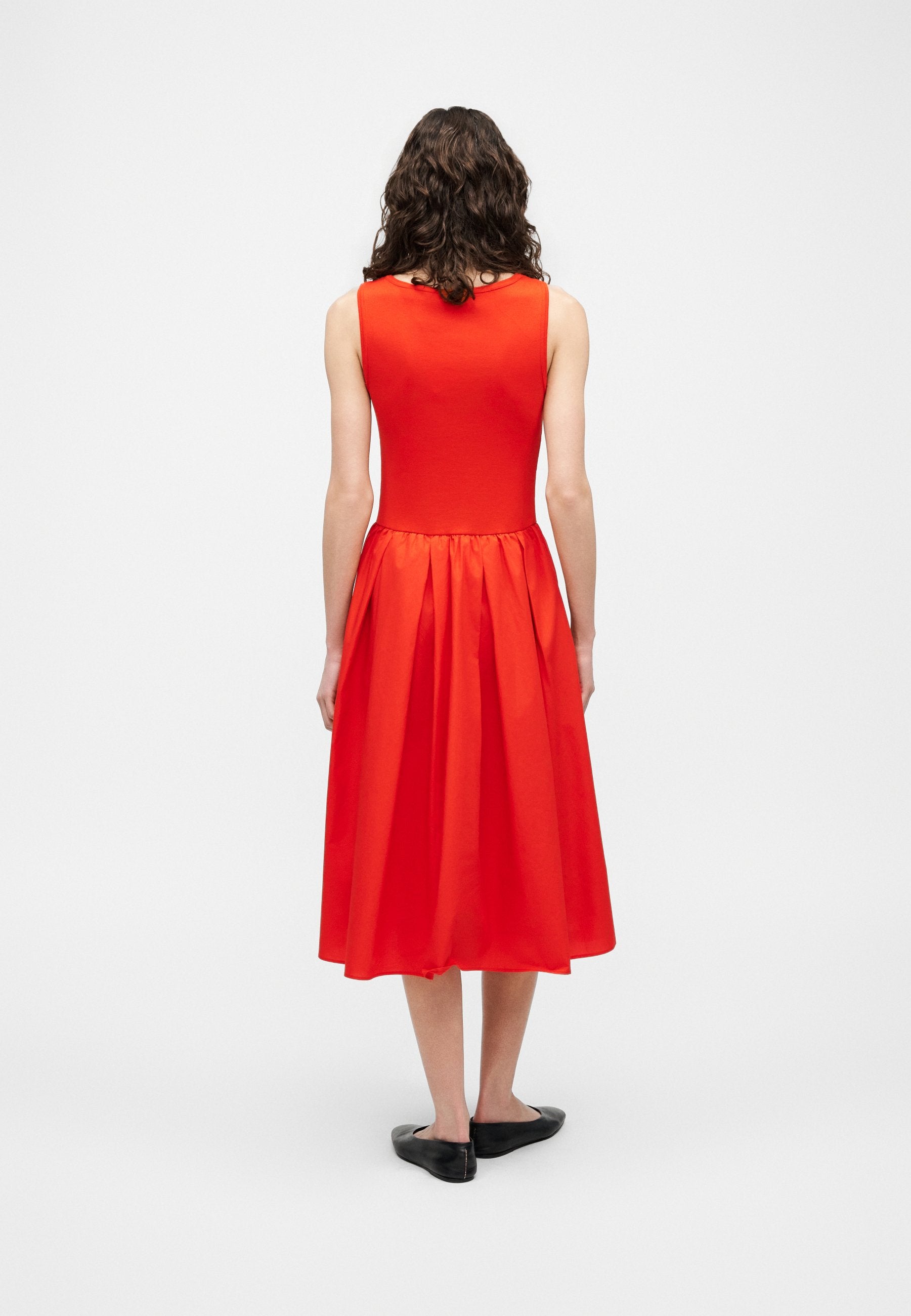 COMBO DRESS - Jersey dress - perfect red