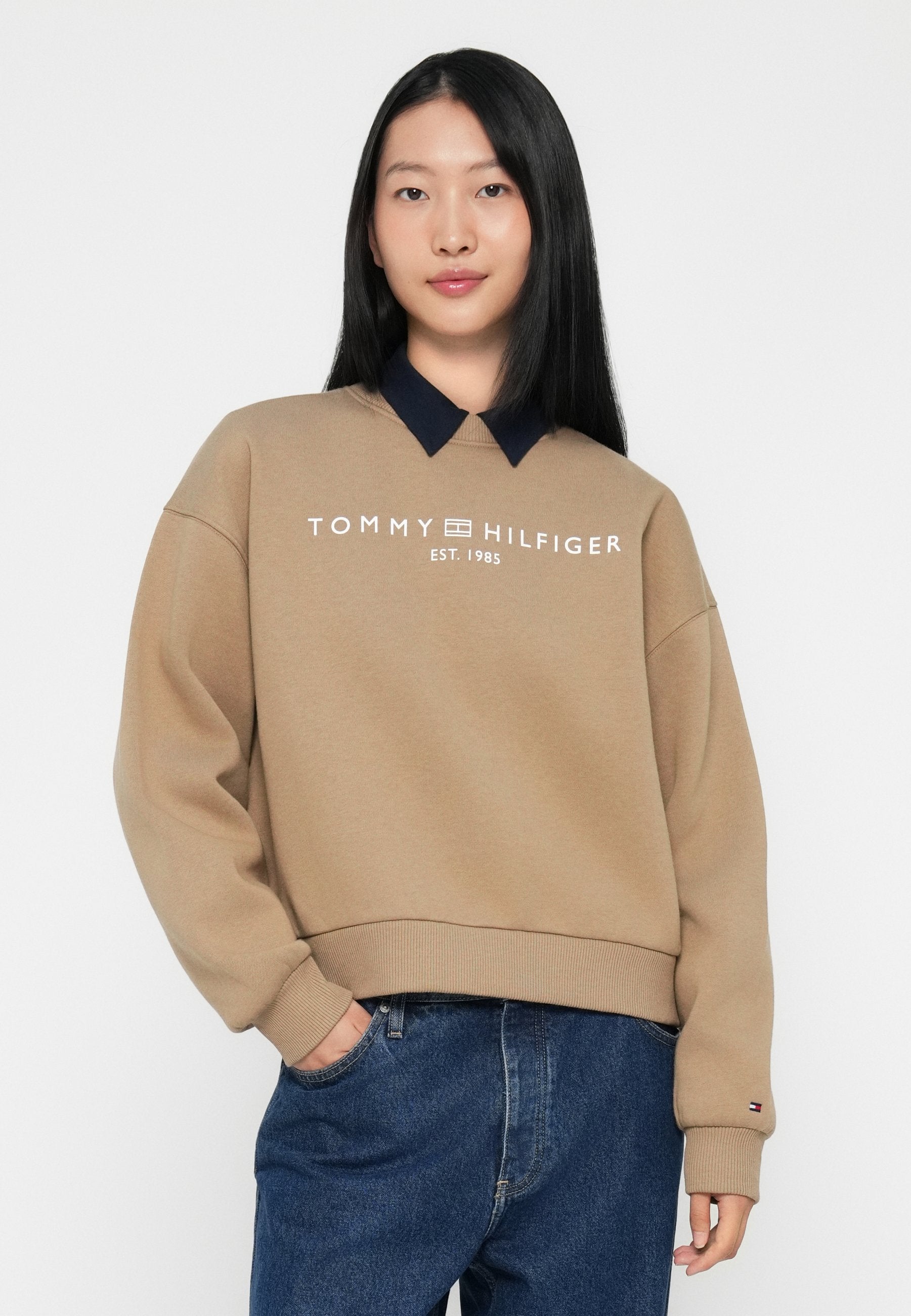 LOGO - Sweatshirt - driftwood taupe