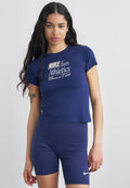 TEE - Print T-shirt - midnight navy