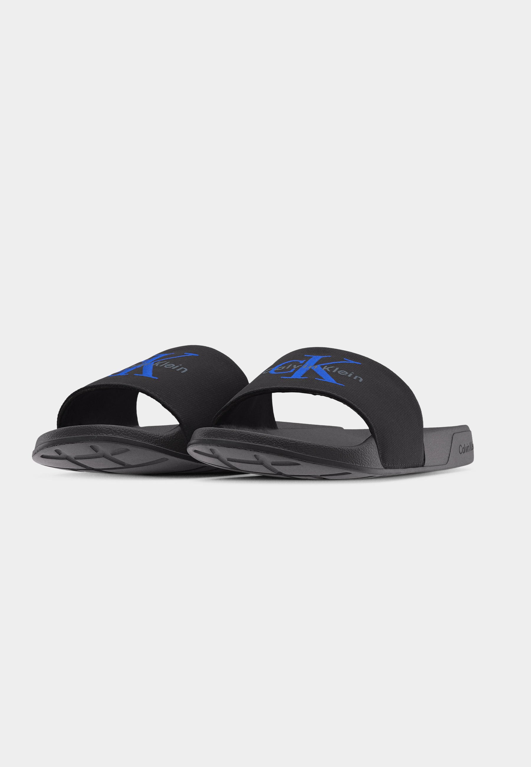 ESS SLIDE - Mules - black/lapis blue