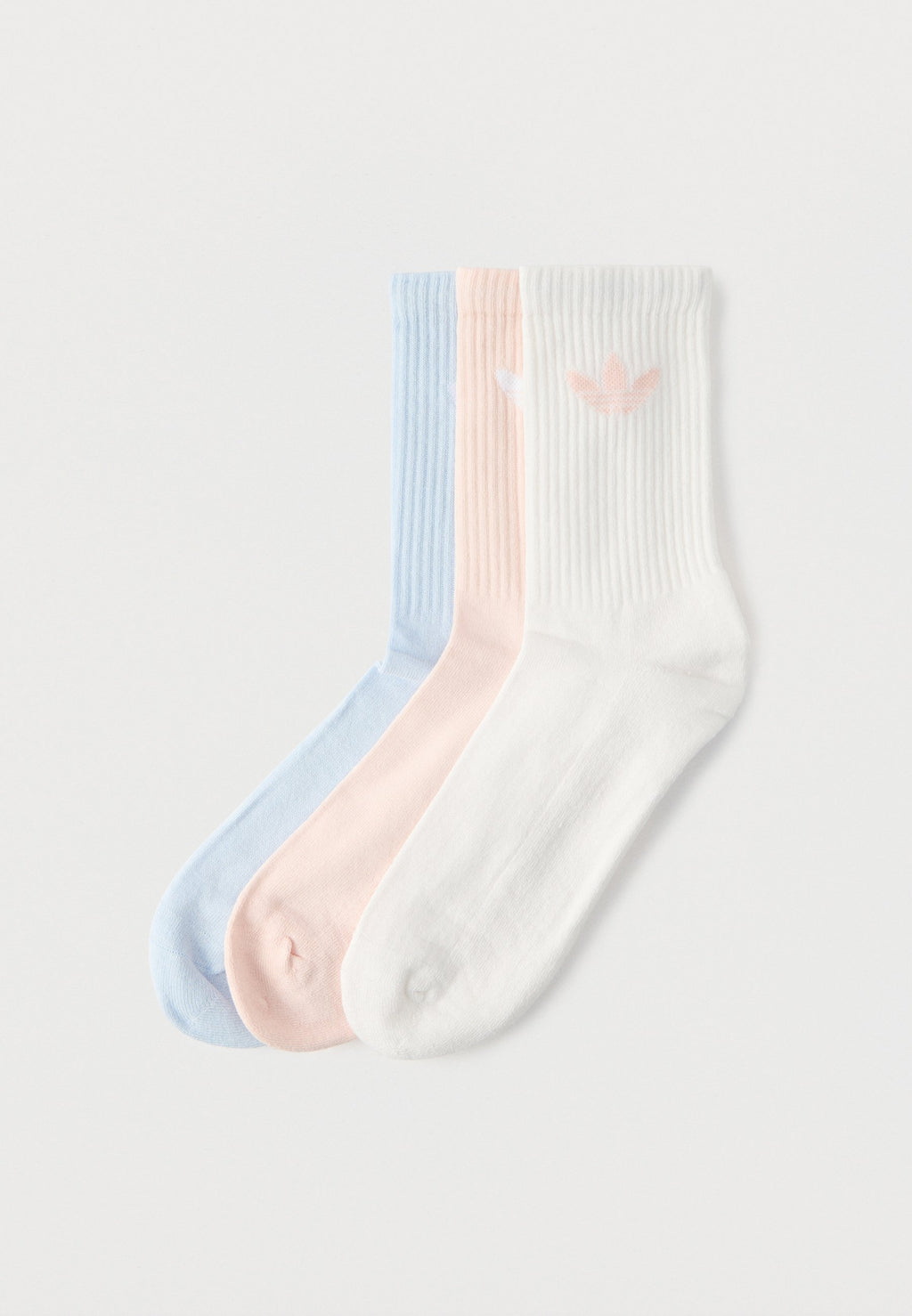 UNISEXE LOT DE 3 - Chaussettes - white/crystal sky/sandy pink