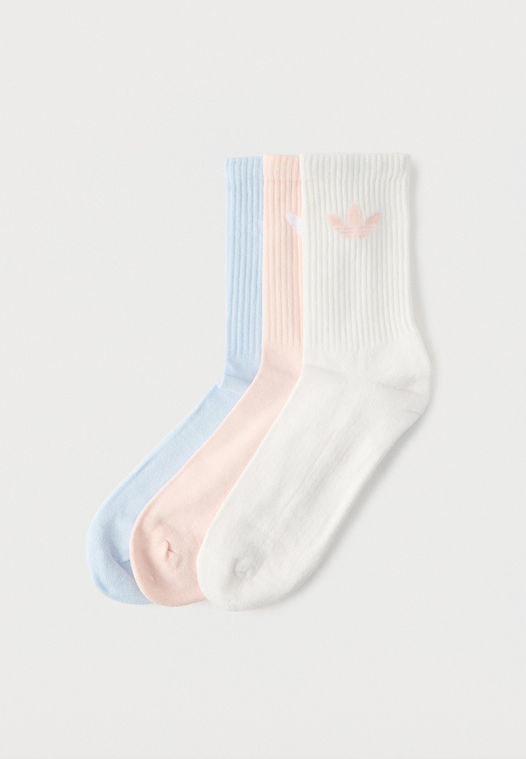 UNISEXE LOT DE 3 - Chaussettes - white/crystal sky/sandy pink