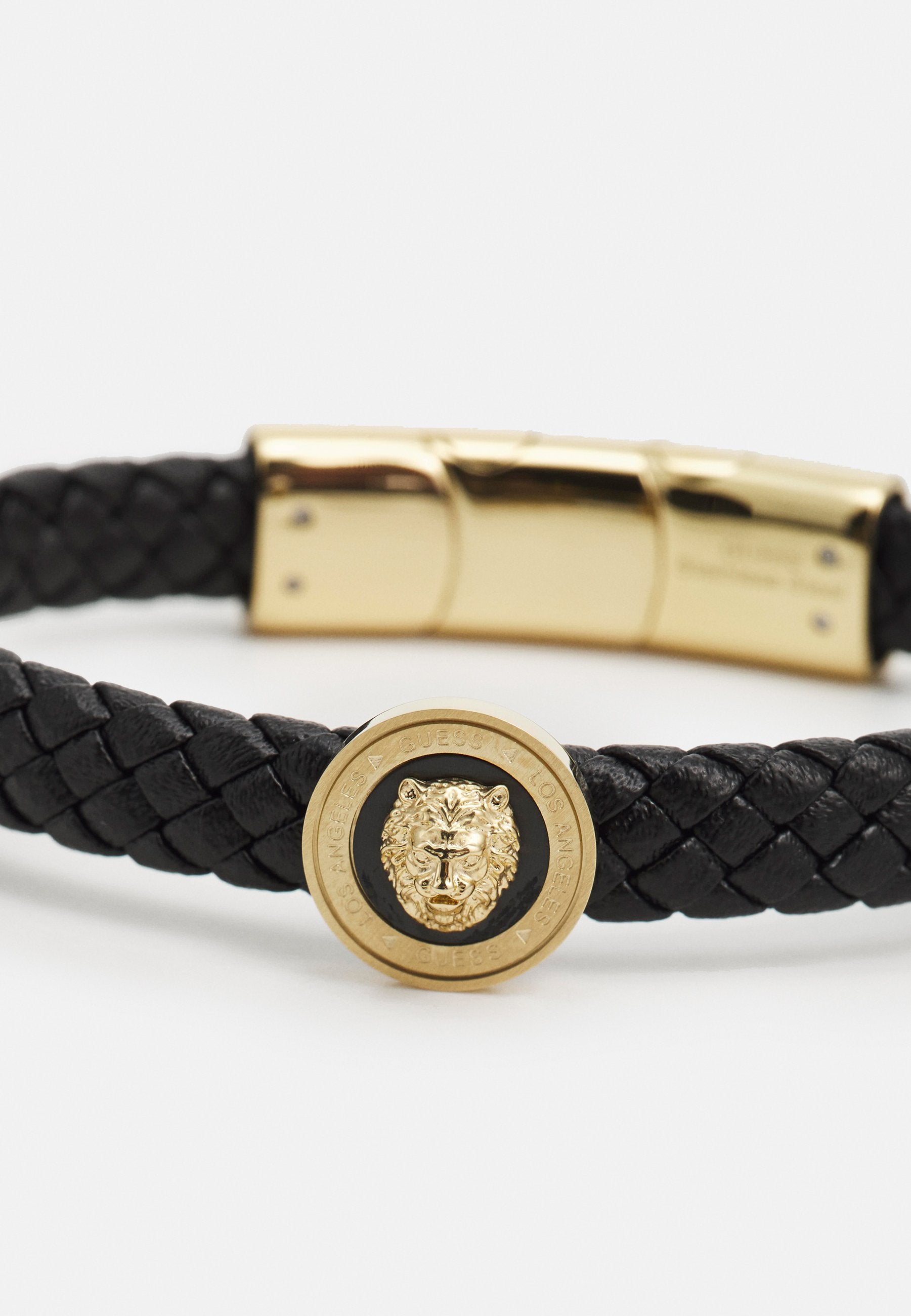 LION COIN UNISEX - Bracelet - yellow gold-coloured/black