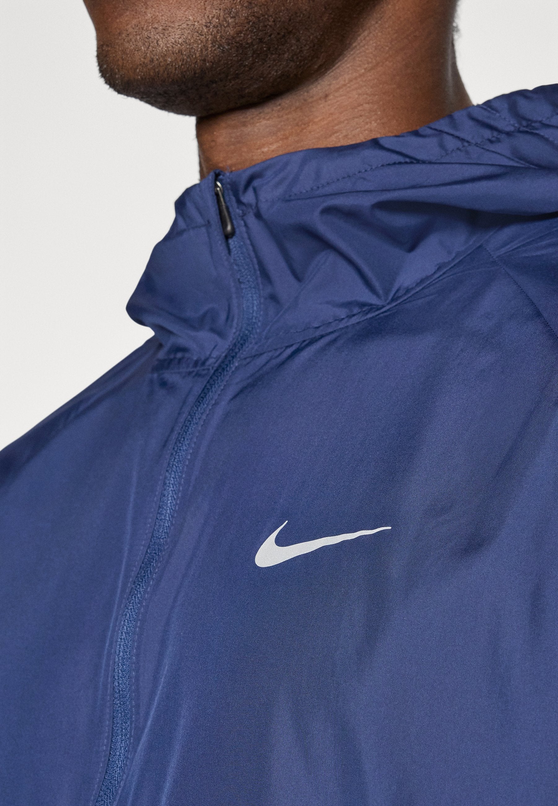 Running jacket - midnight navy/reflective silver-coloured