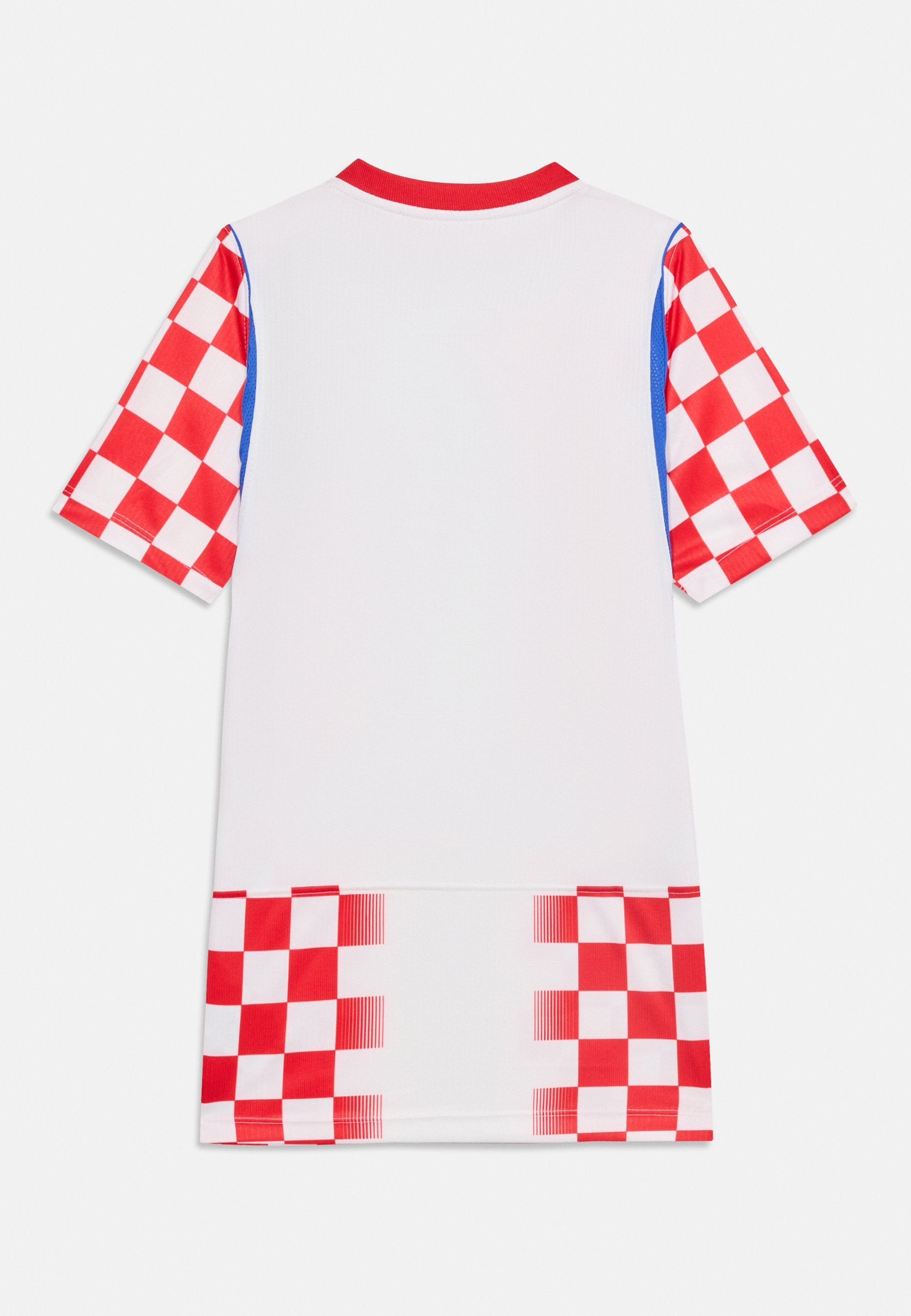 CROATIA STADIUM HOME UNISEX - Sports T-shirt - white/university red/hyper royal