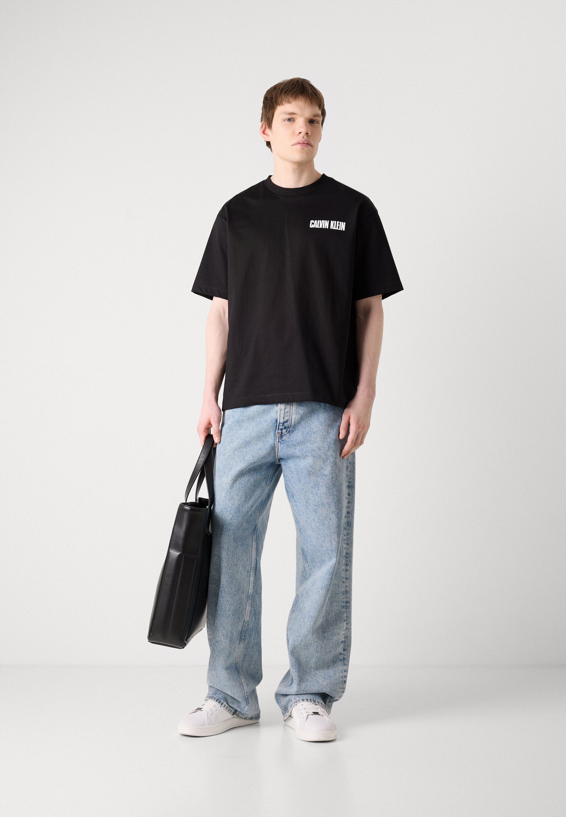 LOGO TEE - Print T-shirt - black