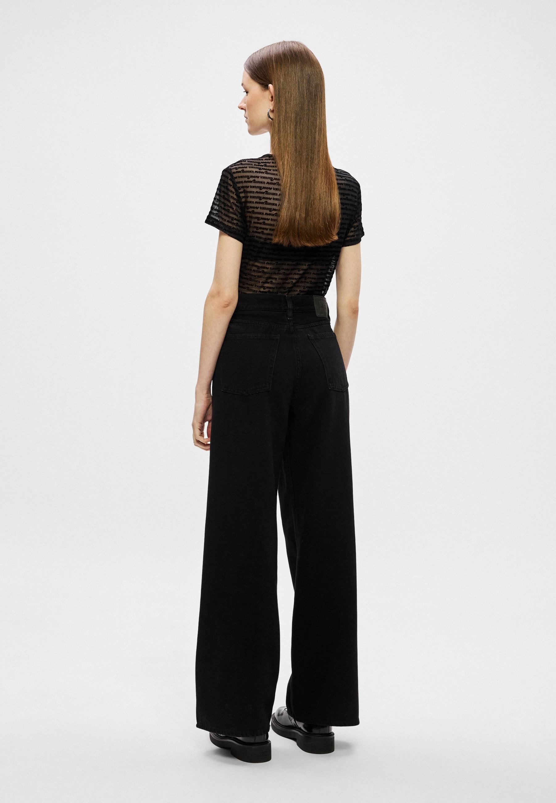 MID RISE LOOSE - Loose Jeans - denim black