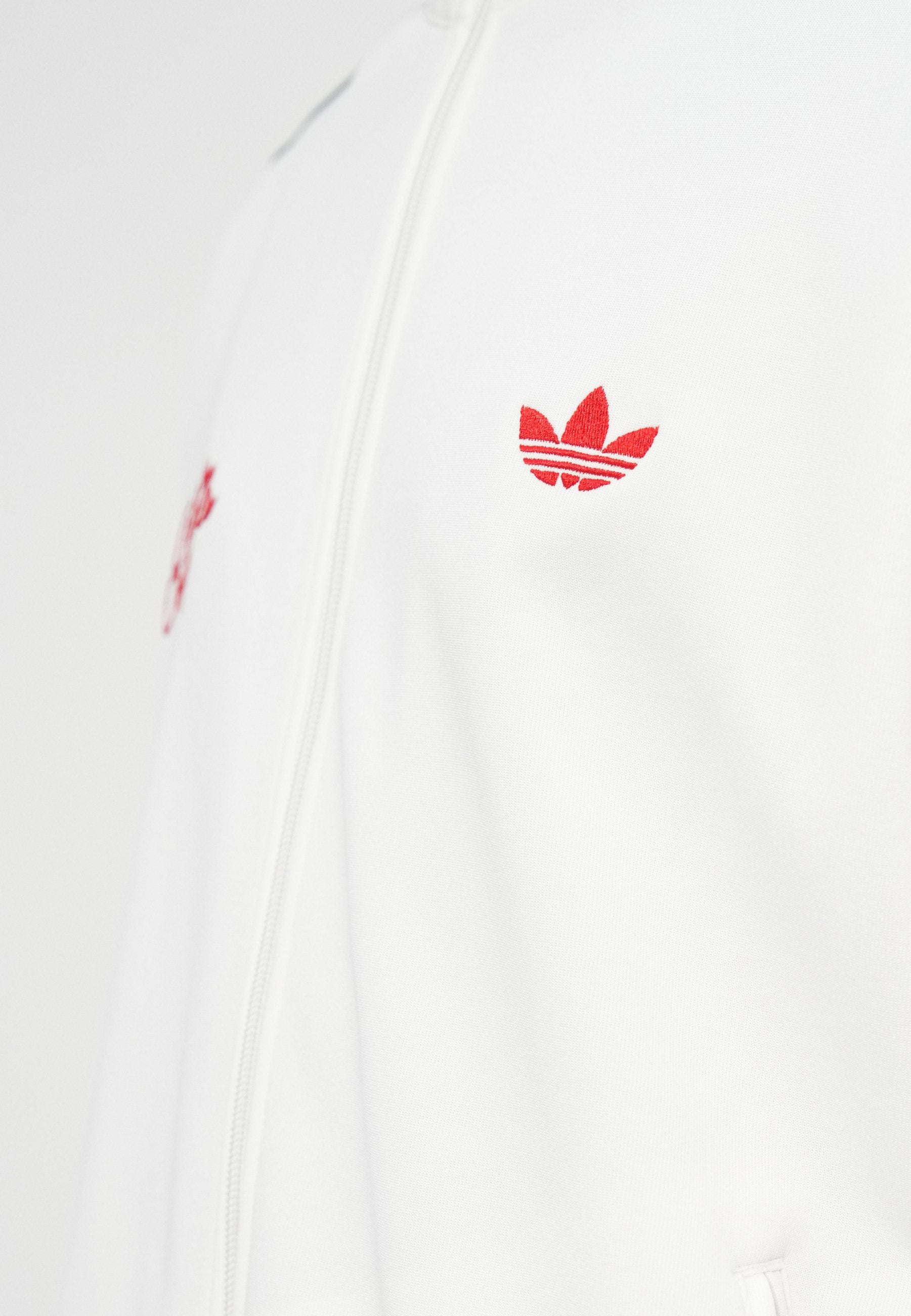 TRACK - Fermuarlı sweatshirt - kirli beyaz/üniversite yeşili