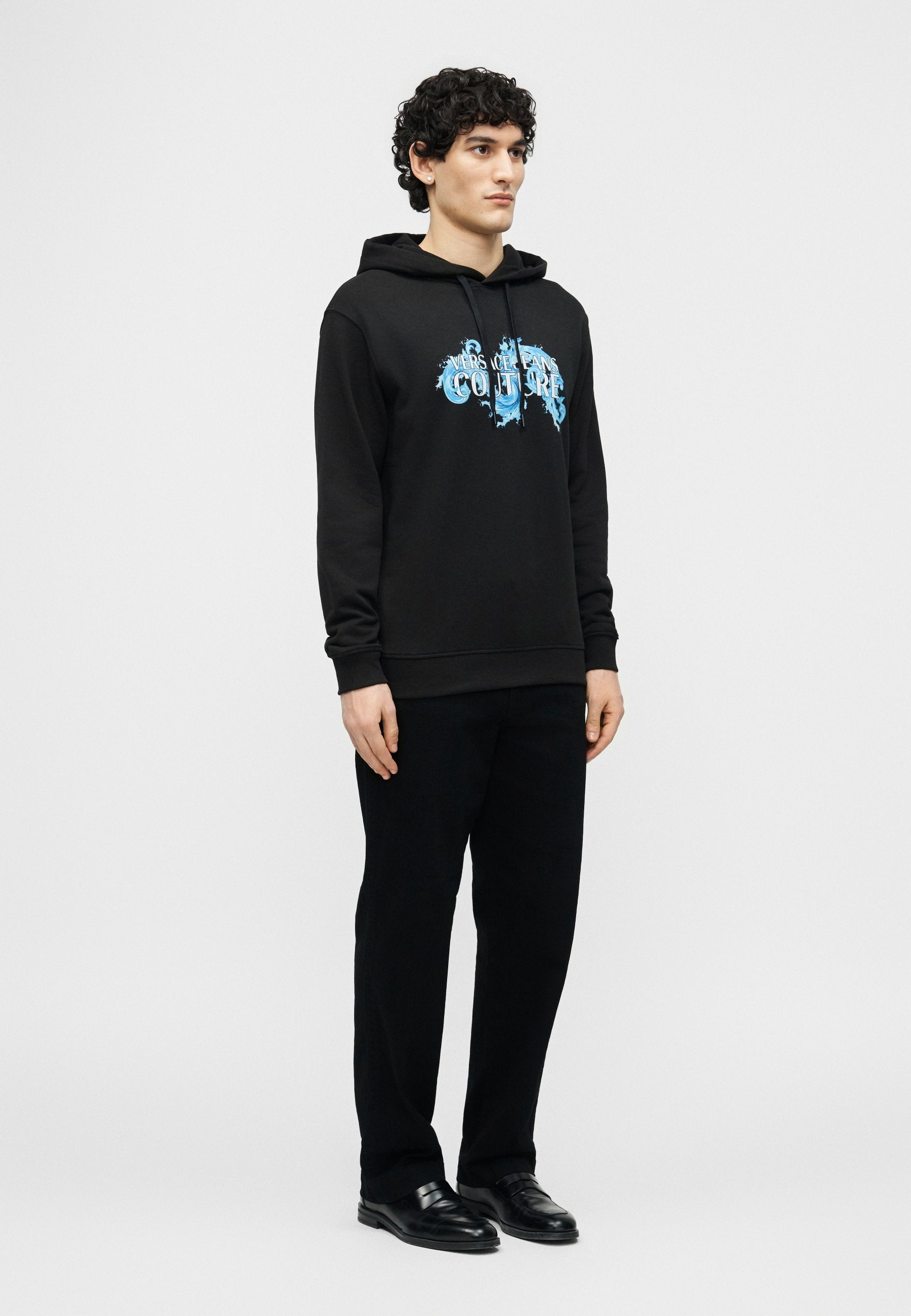 HOODIE BAROQUE WAVE - Hoodie - black