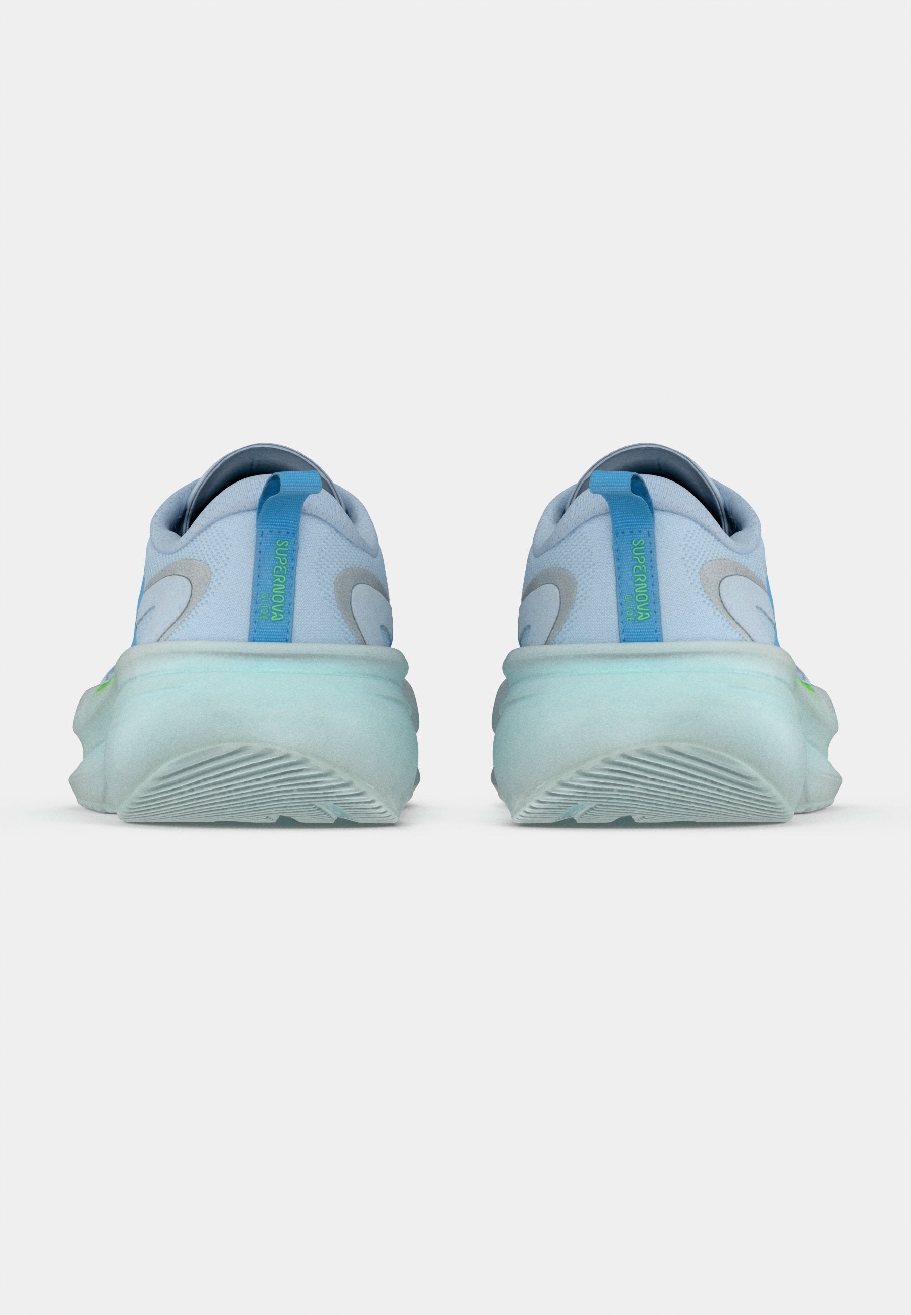 SUPERNOVA GLIDE W - Road running shoes - crystal sky/blue burst/lime burst
