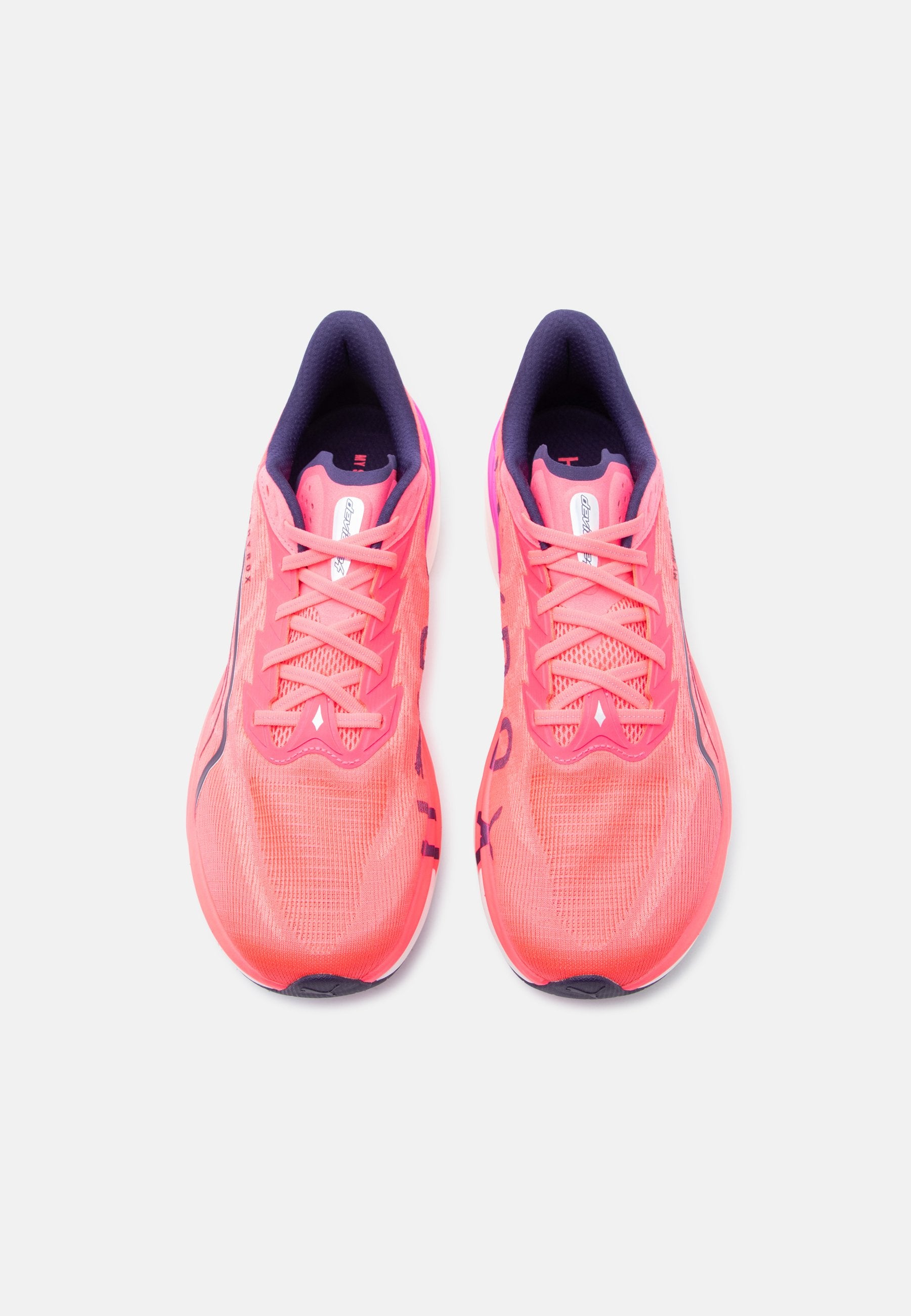 DEVIATE NITRO 4 X HYROX - Training shoe - white/electric orchid/pure pink