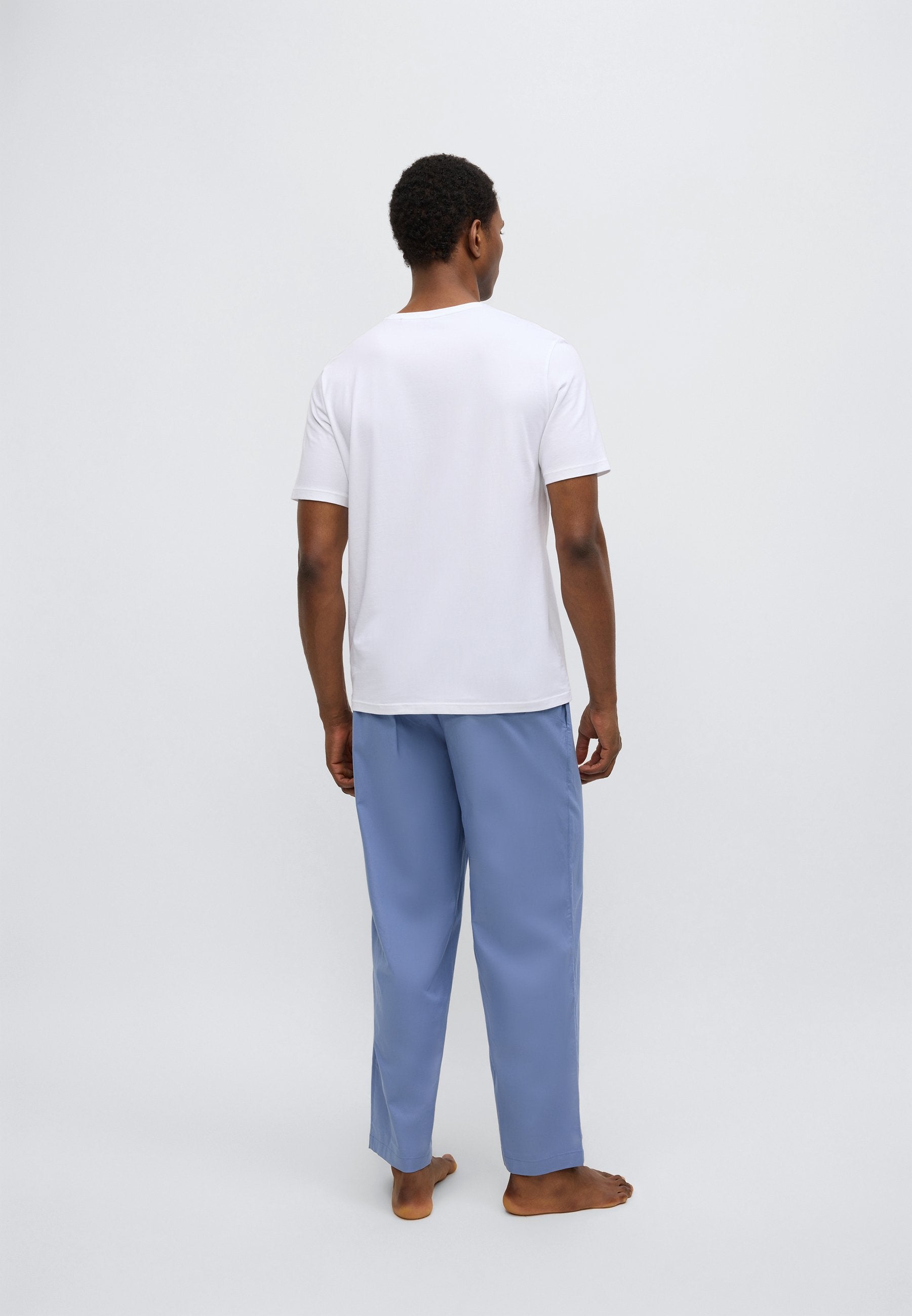 CHRIS PANTS - Pyjama bottoms - light/pastel blue