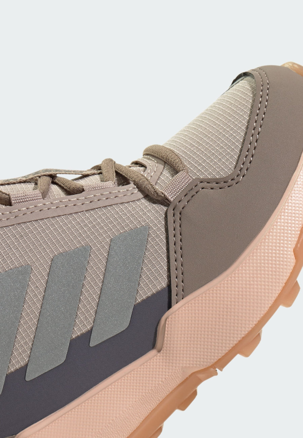 AX4R MID UNISEX - Hiking shoes -  taupe/reflective silver/ice tangerine