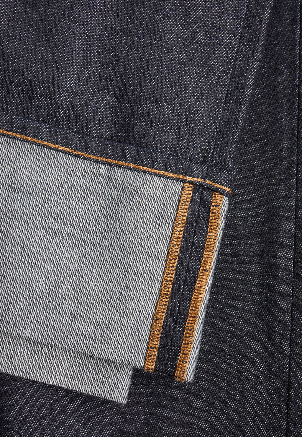 Wide-fit JXTOKYO VEGA WIDE HW FOLD UP R269 DNM - Wide Leg - dark blue denim