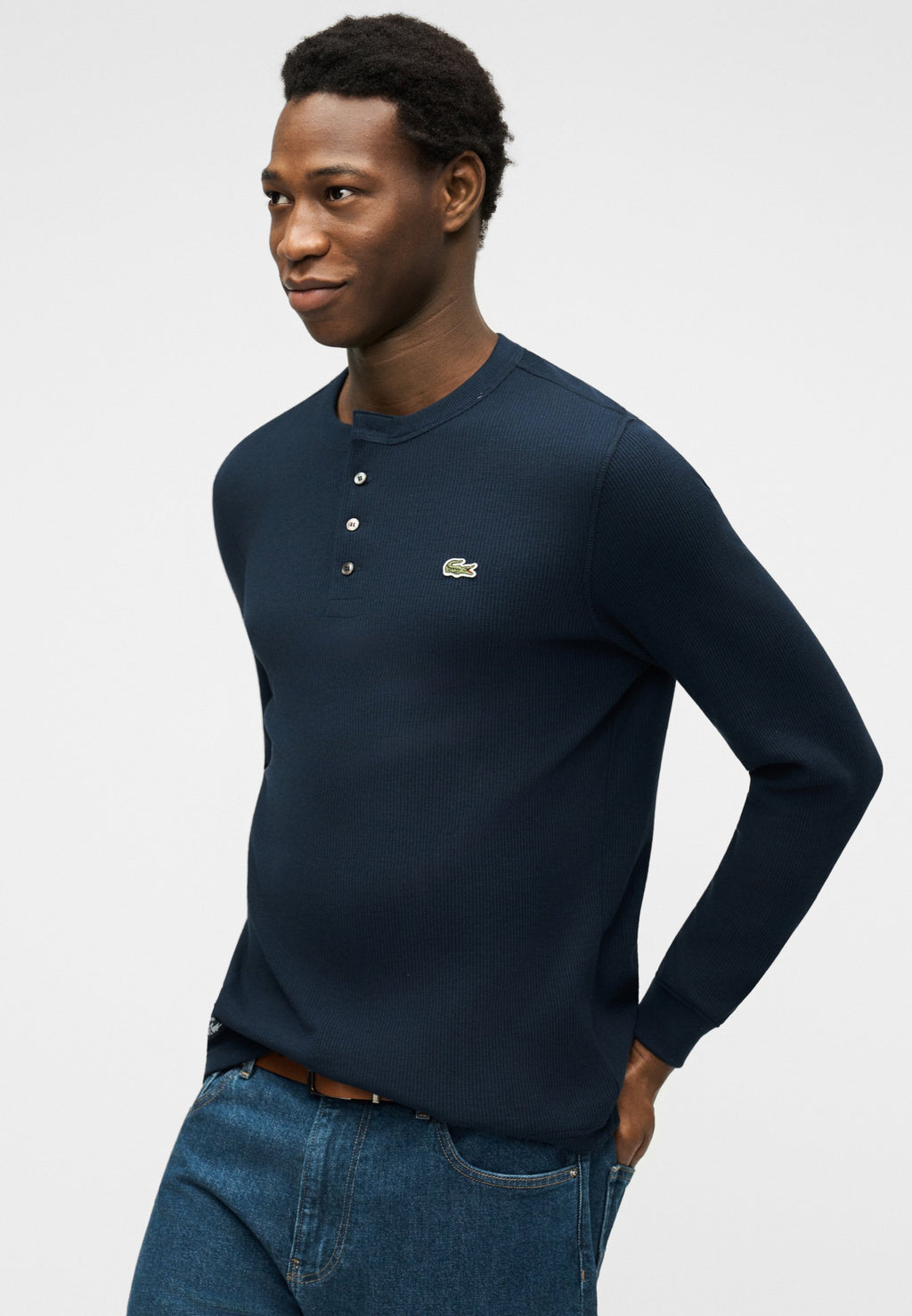 Long sleeved top - navy blue