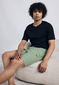 WAFFLE - Pyjama bottoms - open green