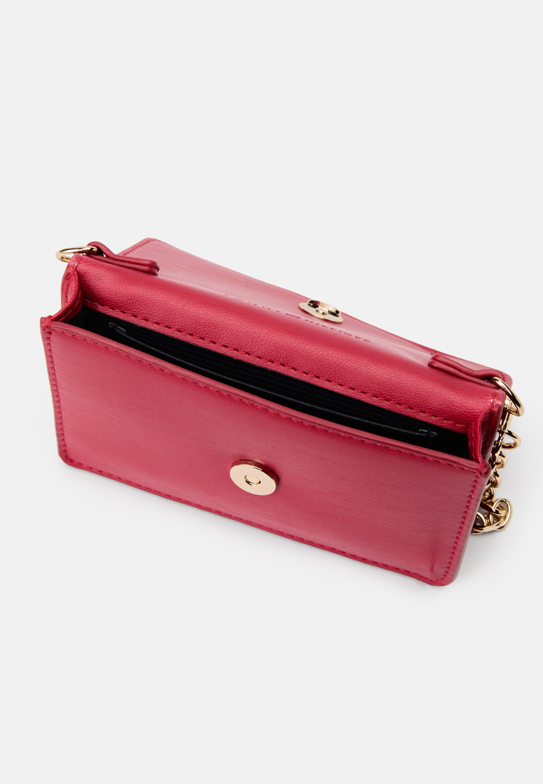 HILFIGER ICON CARD WALLET WITH CHAIN - Clutch - primary red