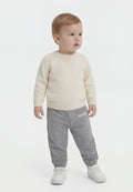 PANT LOGO KIDS PRINT UNISEX - Tracksuit bottoms - grey/white