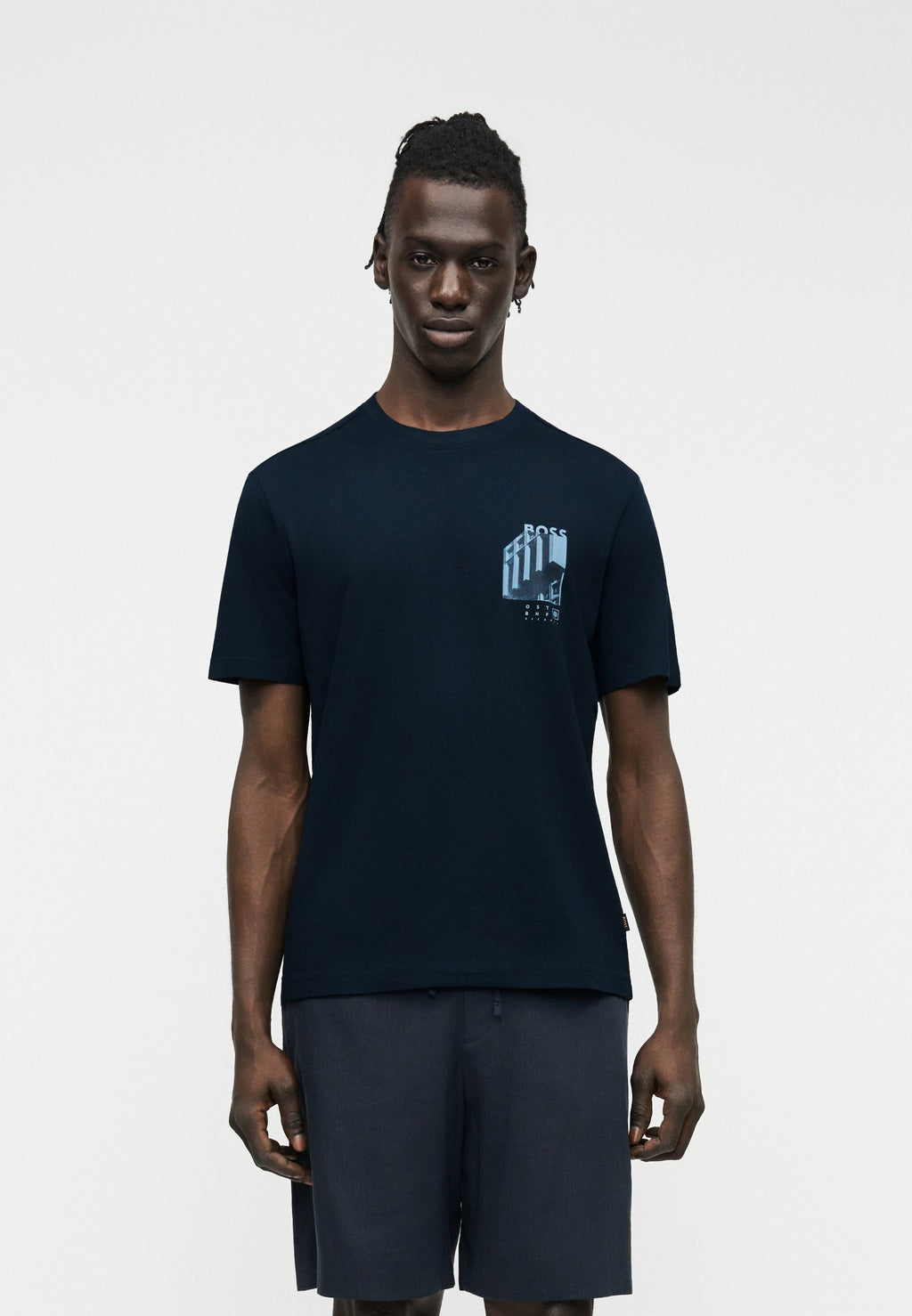 TE_BOARD - Print T-shirt - dark blue
