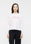 FLORAL LOGO  - Sweatshirt - white