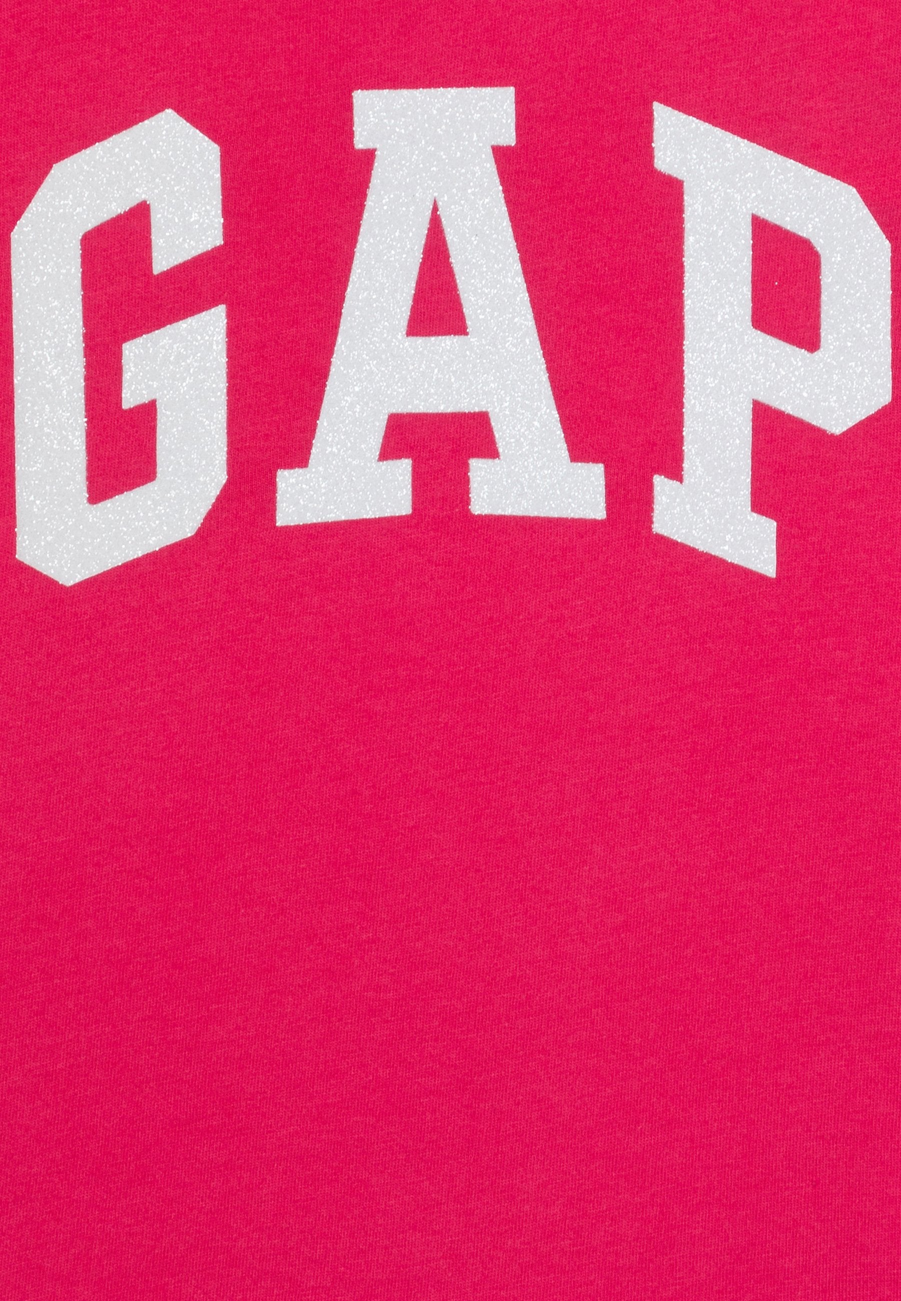 KIDS GAP LOGO T-SHIRT - Print T-shirt - wednesday pink