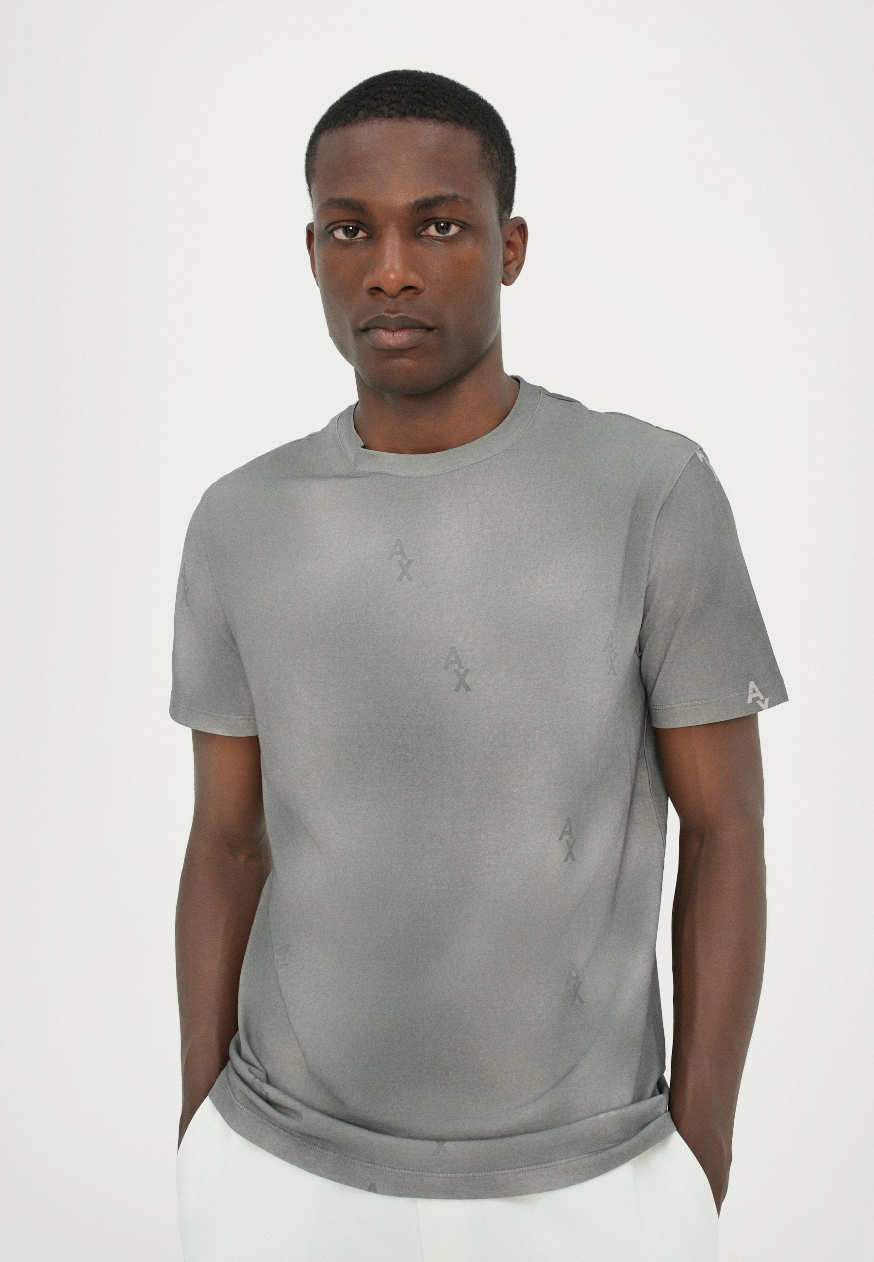 Print T-shirt - dark gray