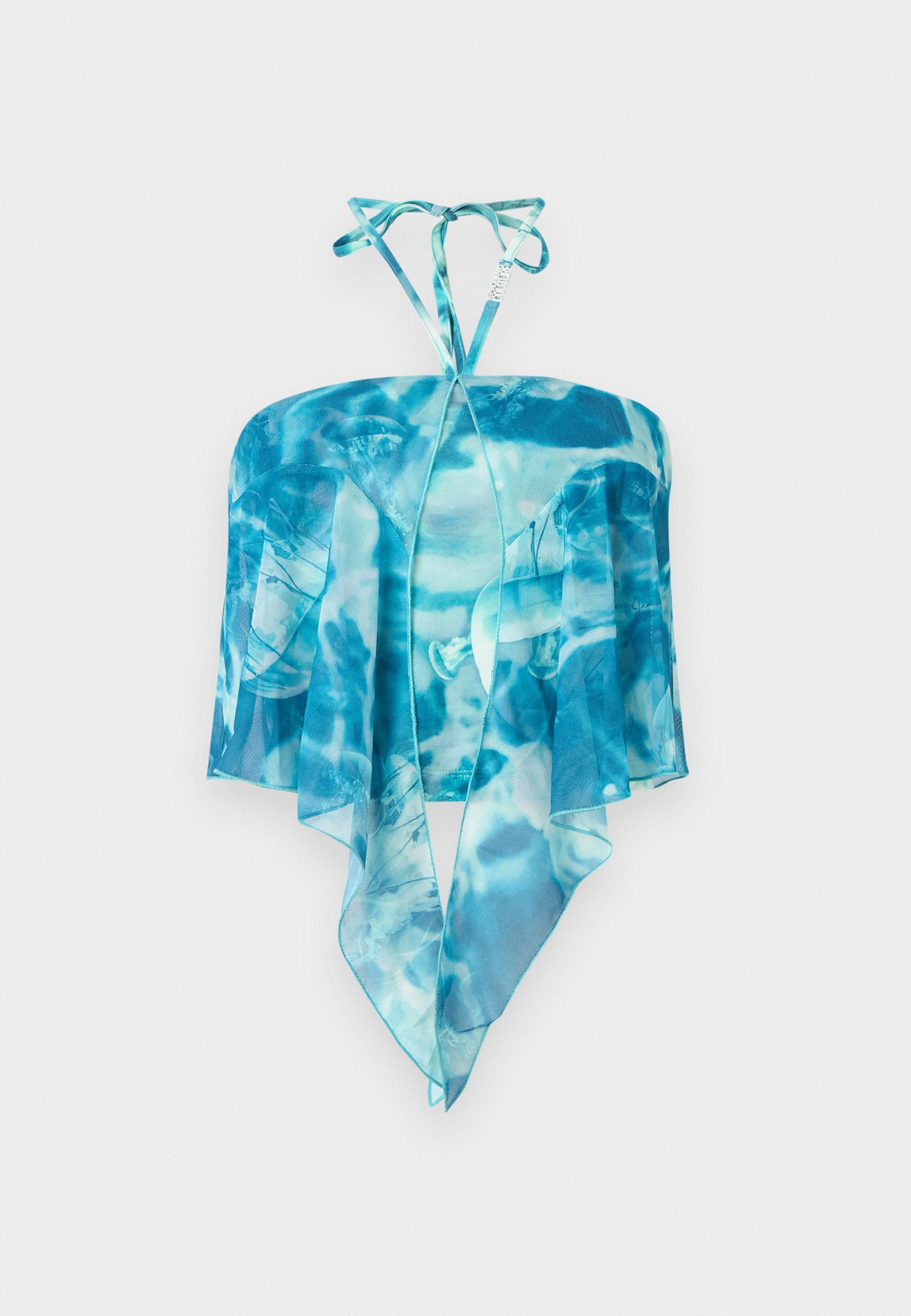 DRAPE - Top - blue atoll