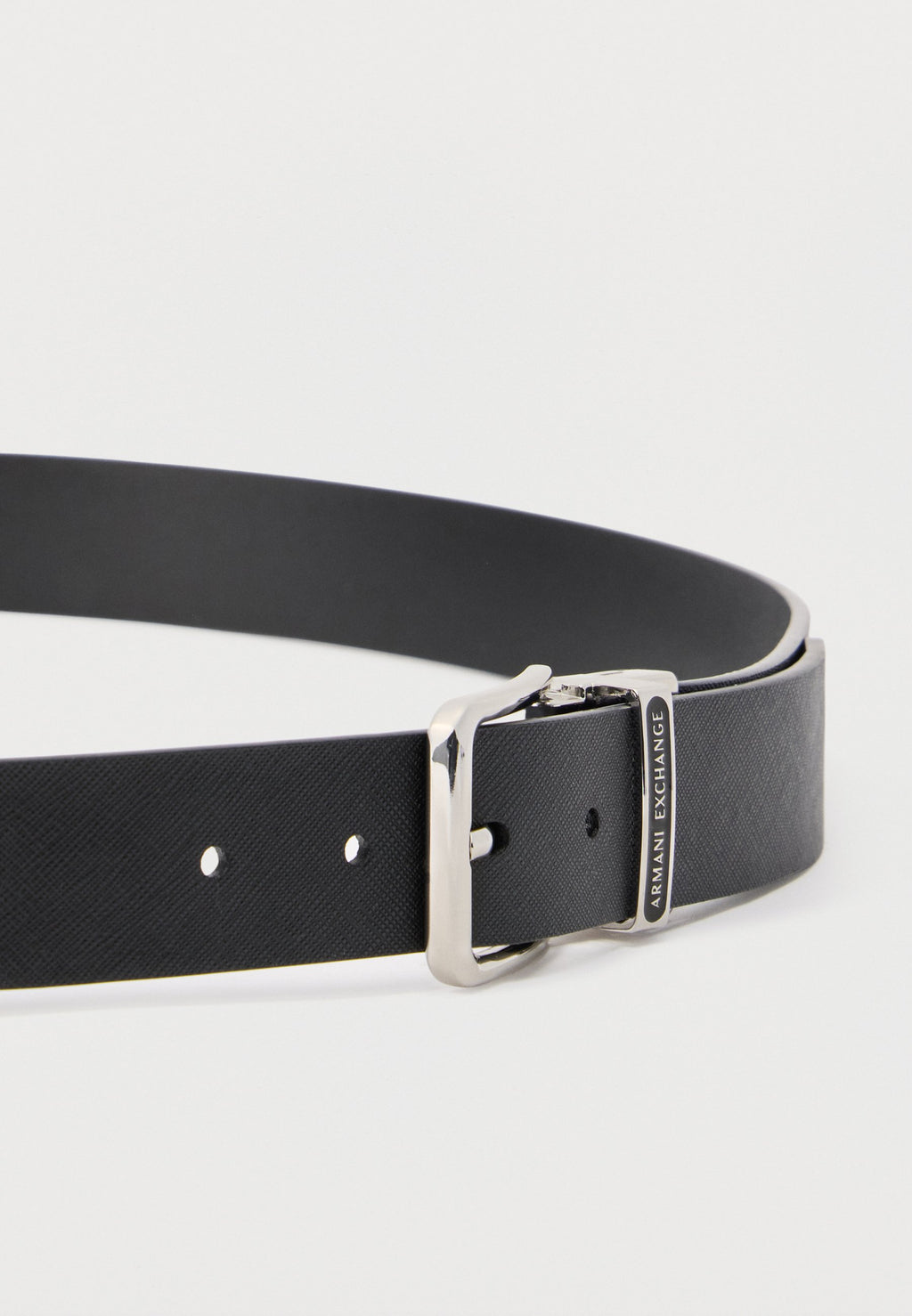 REVERSIBLE PLATE BELT UNISEX - Belt business - black
