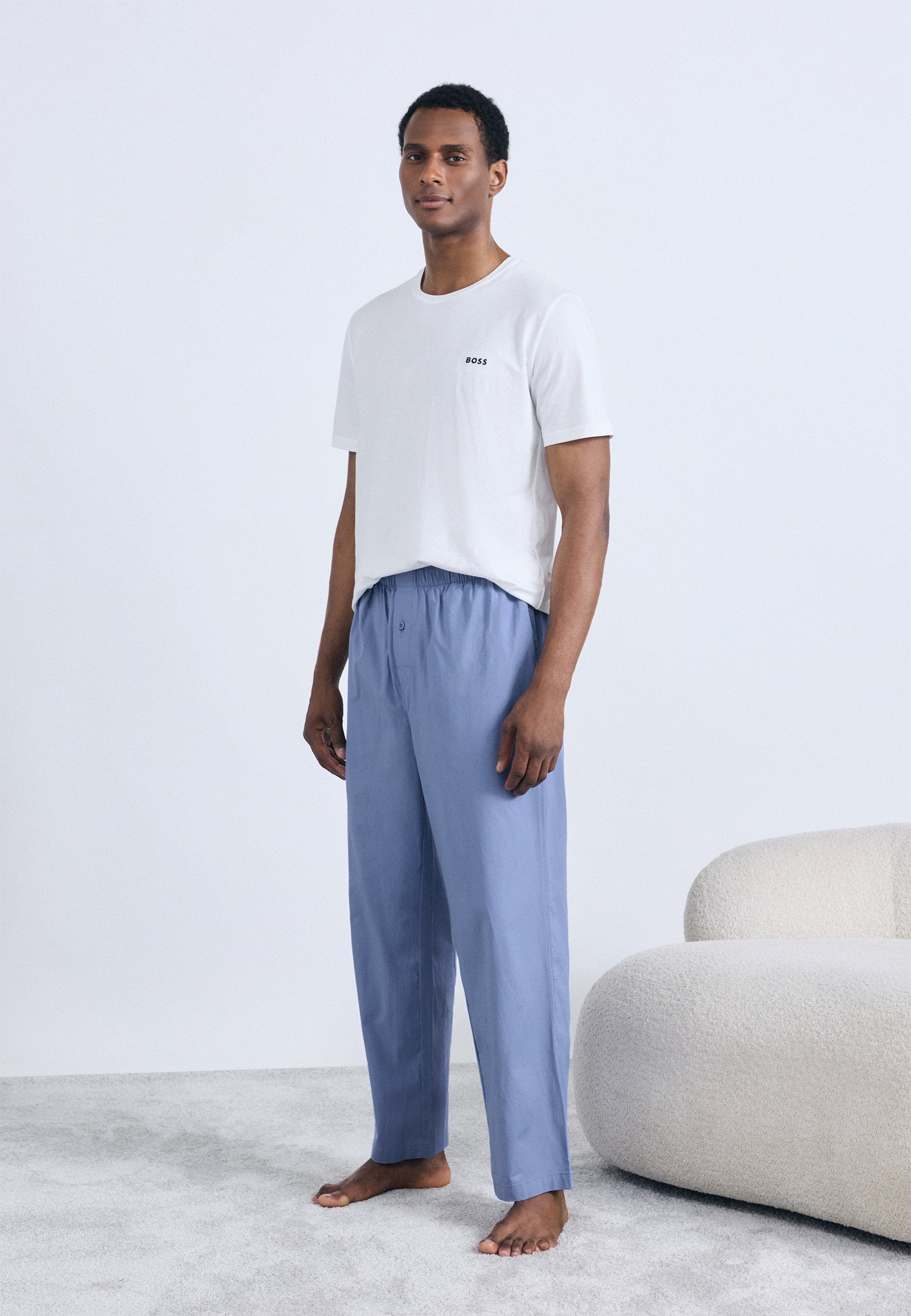 CHRIS PANTS - Pyjama bottoms - light/pastel blue