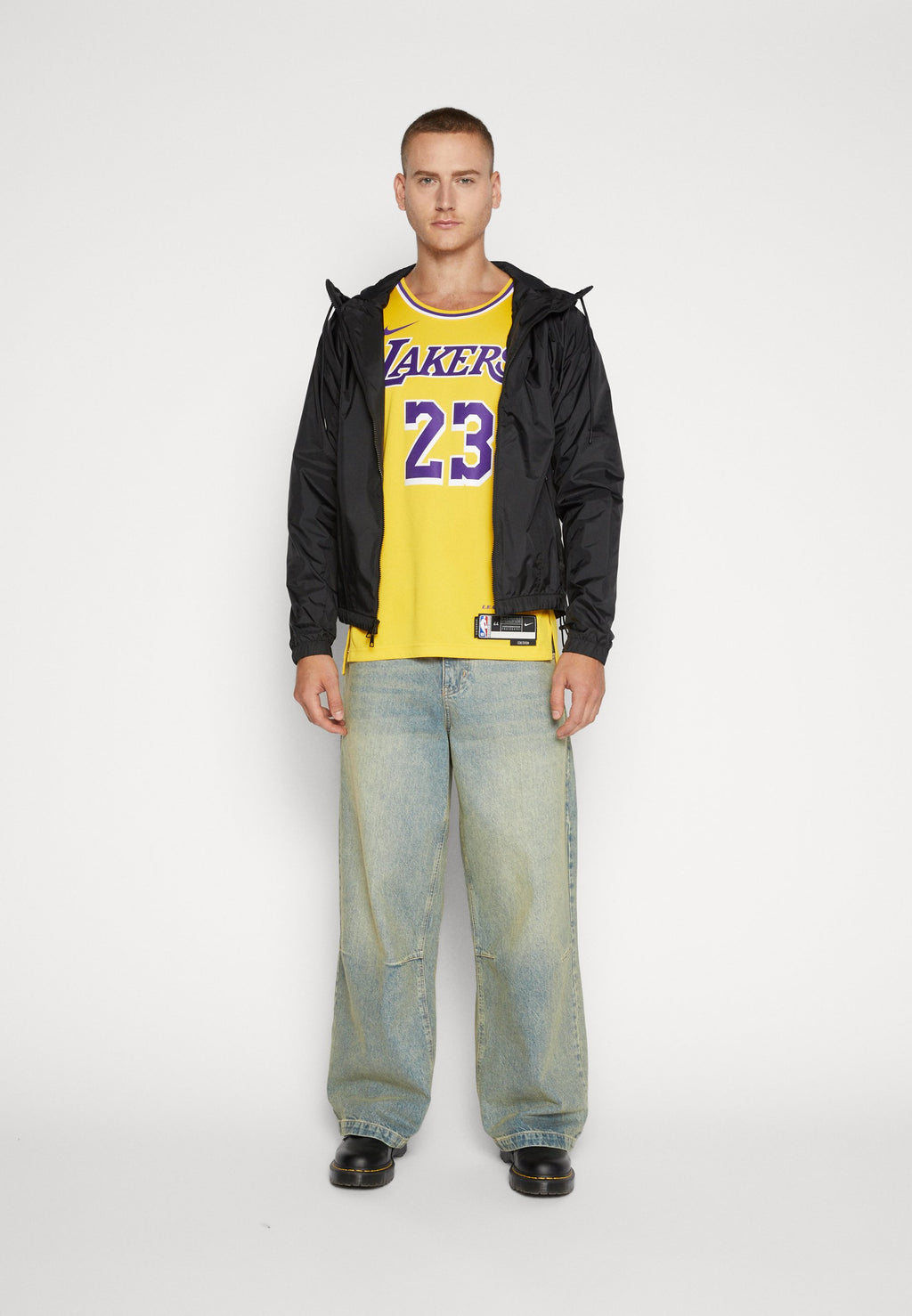 LOS ANGELES LAKERS LEBRON JAMES LAL - NBA jersey - amarillo