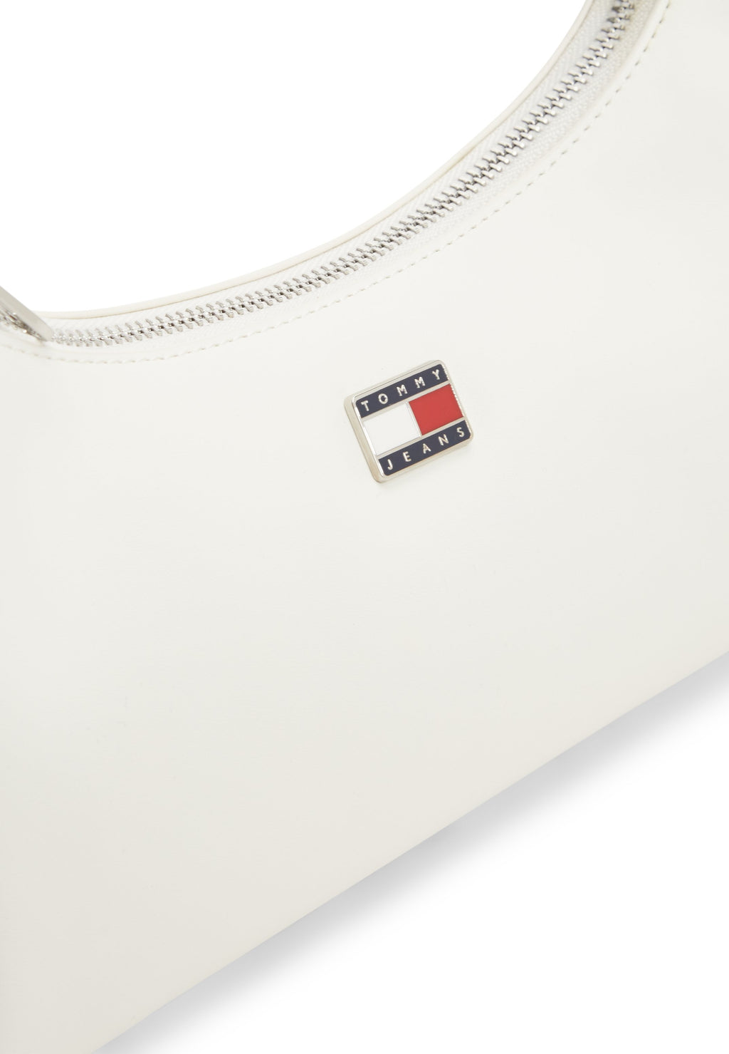 LOGO CHARM SHOULDER BAG - Handbag - ecru