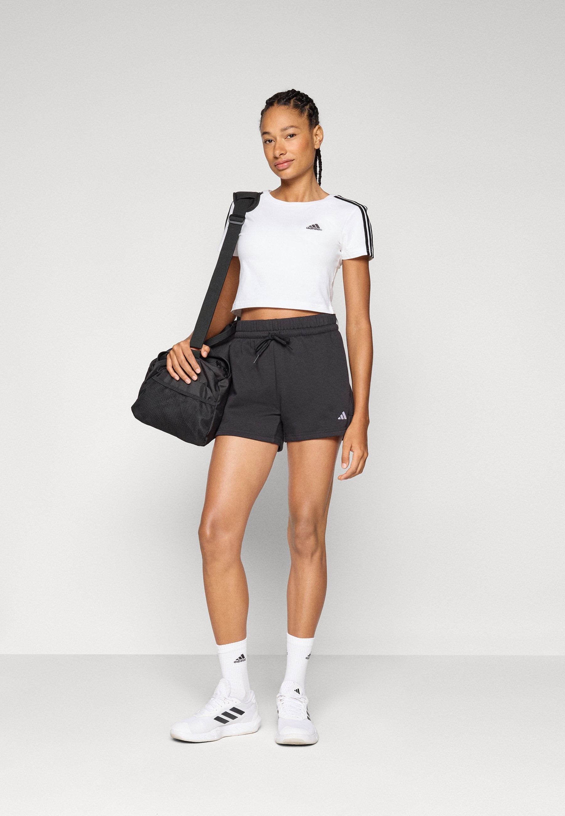 Sports shorts - black/white