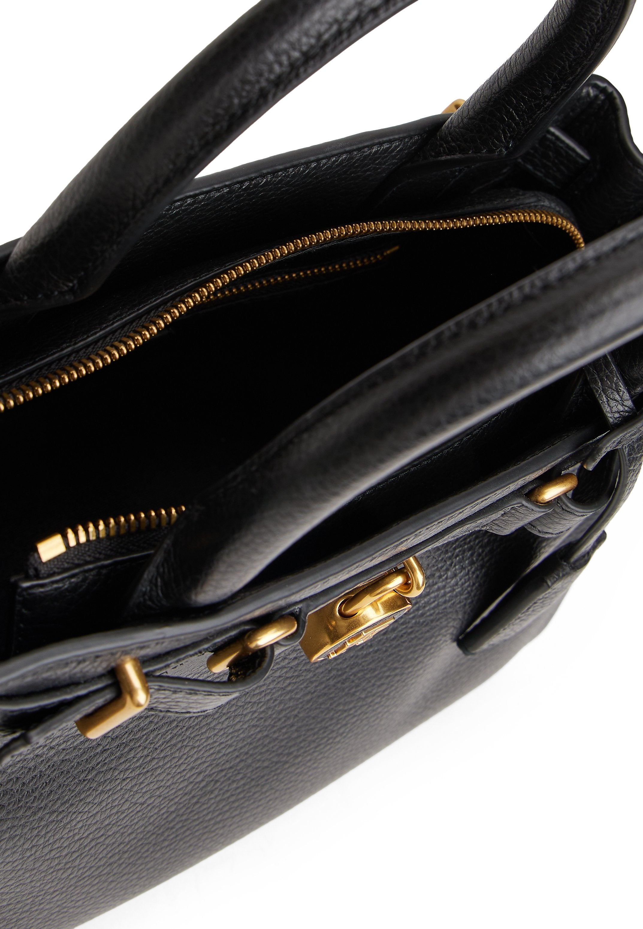 CABAS EN CUIR THE AMERICAN ICON - Sac à main - noir