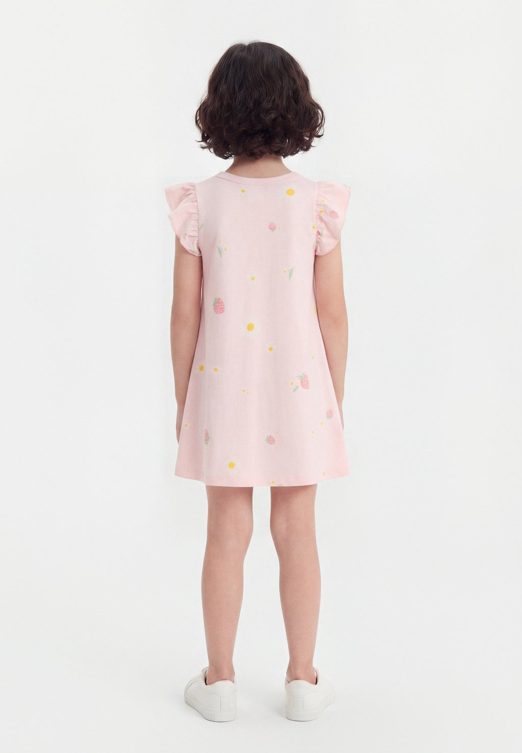 LOGO - Jersey dress - light pink