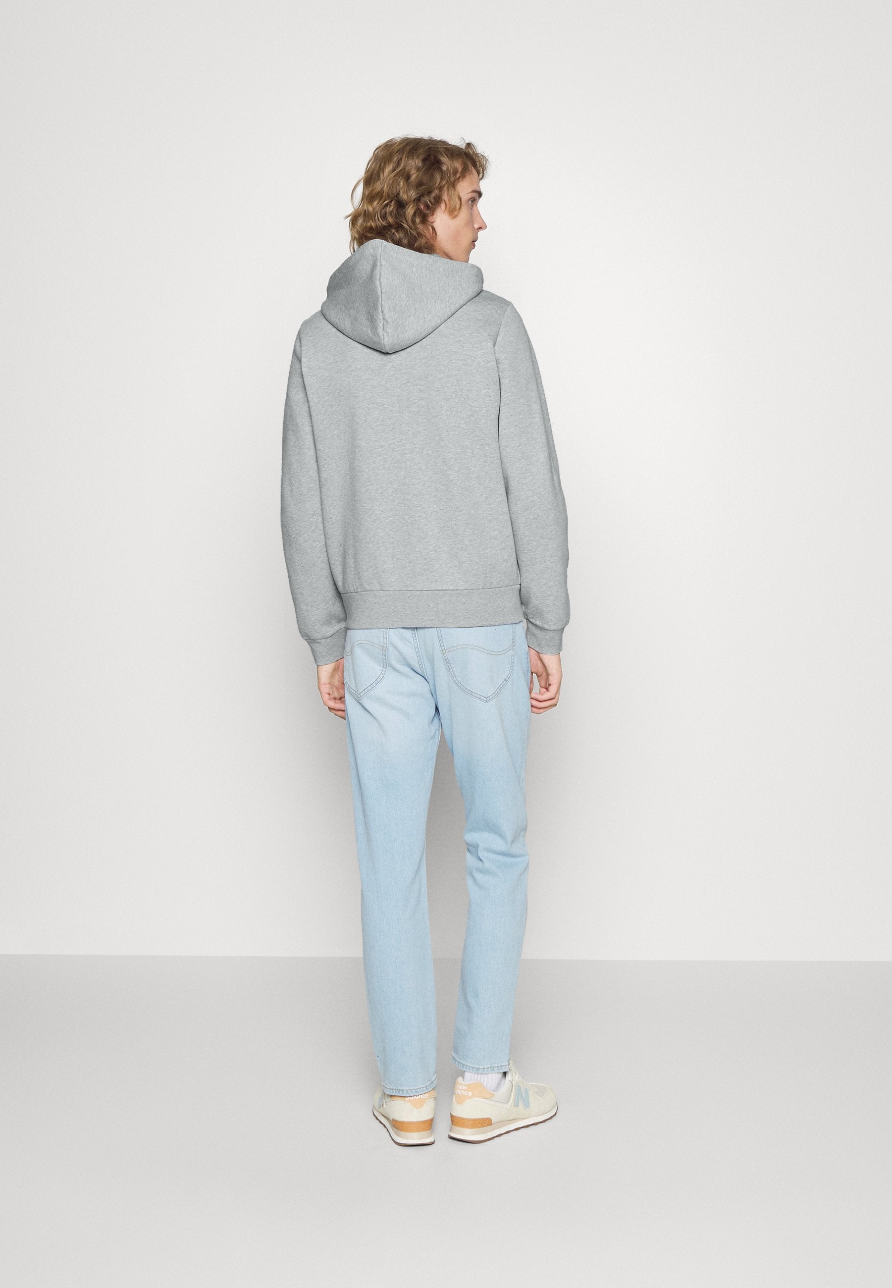 Zip-up sweatshirt - argent chine