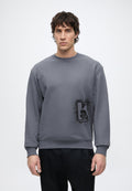 REG LOGO SWEAT - Sweatshirt - grisaille