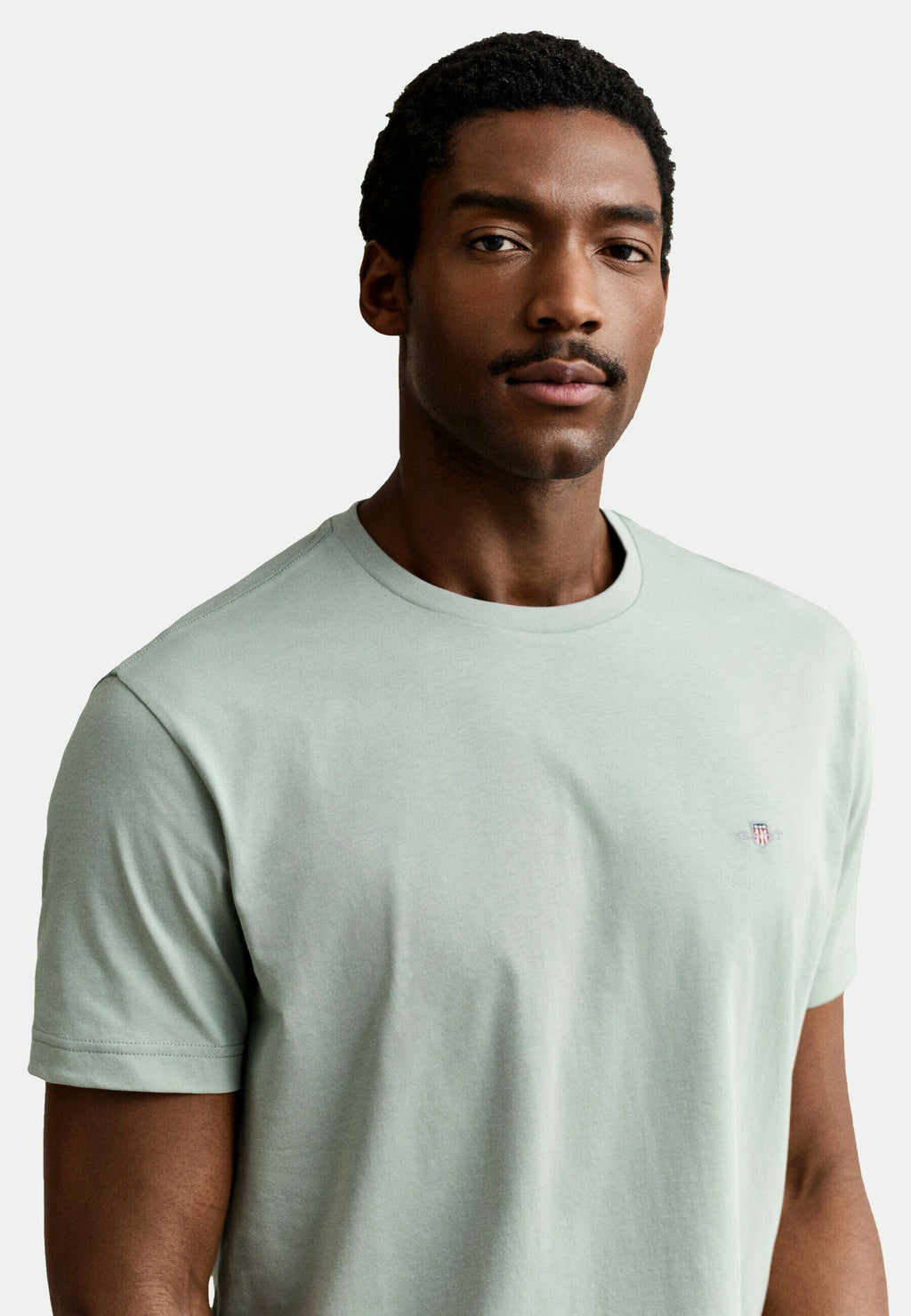 REG SHIELD SS T-SHIRT - Basic T-shirt - grau