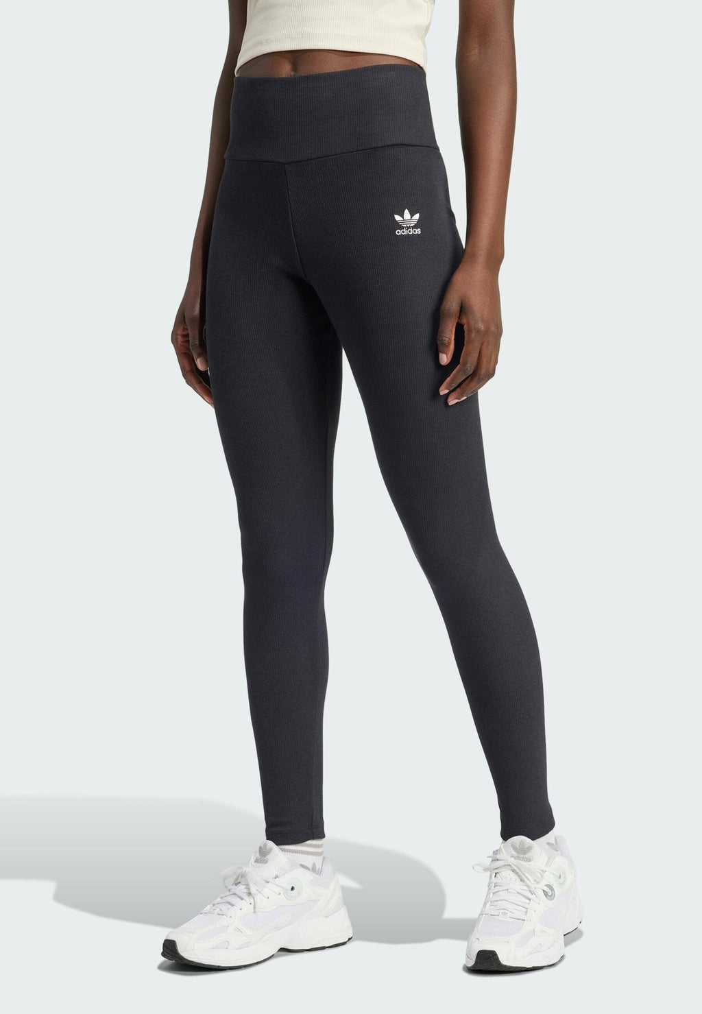 ESSENTIALS HIGH-WAIST - Leggings - Trousers - black
