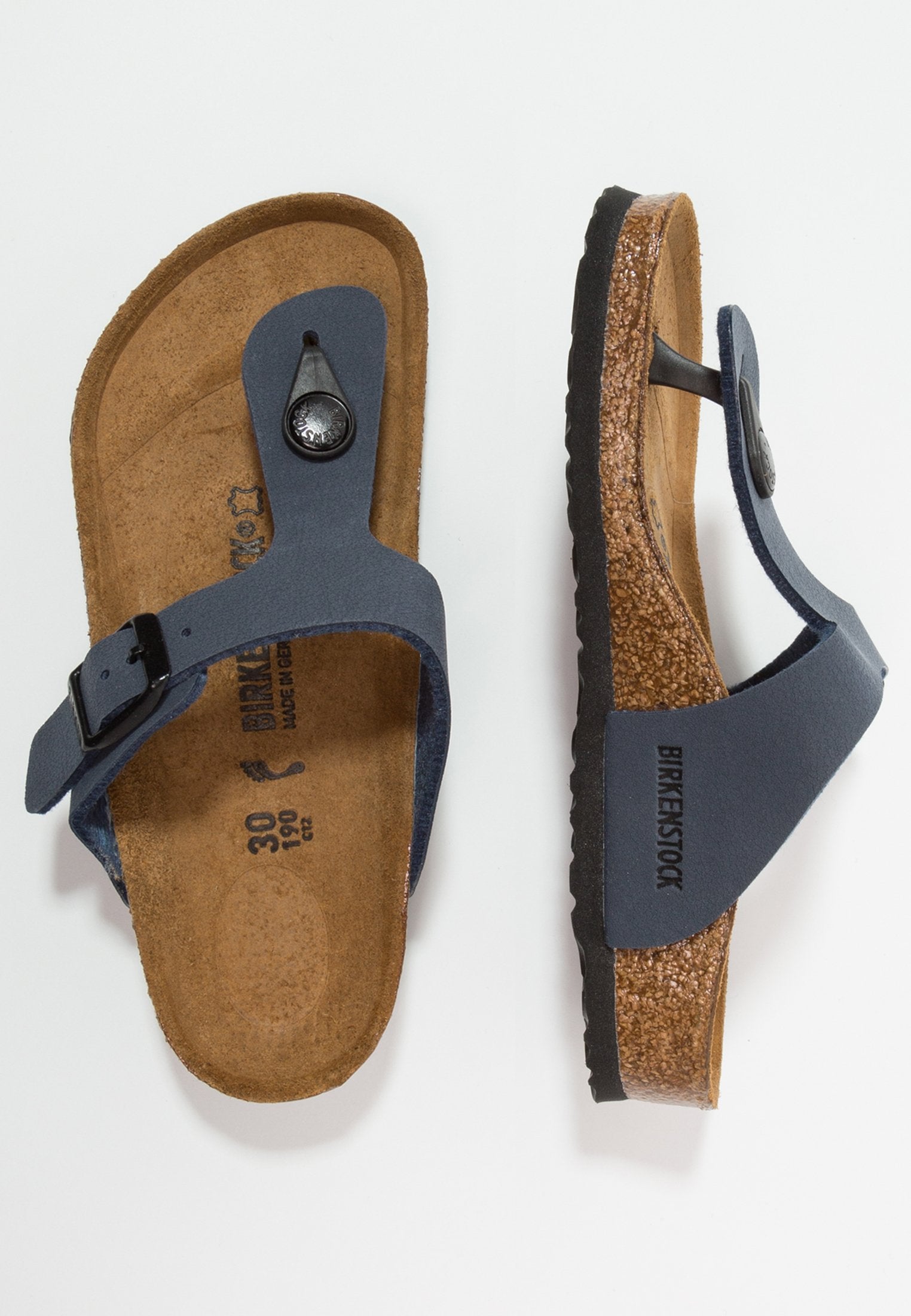 GIZEH - T-bar sandals - navy