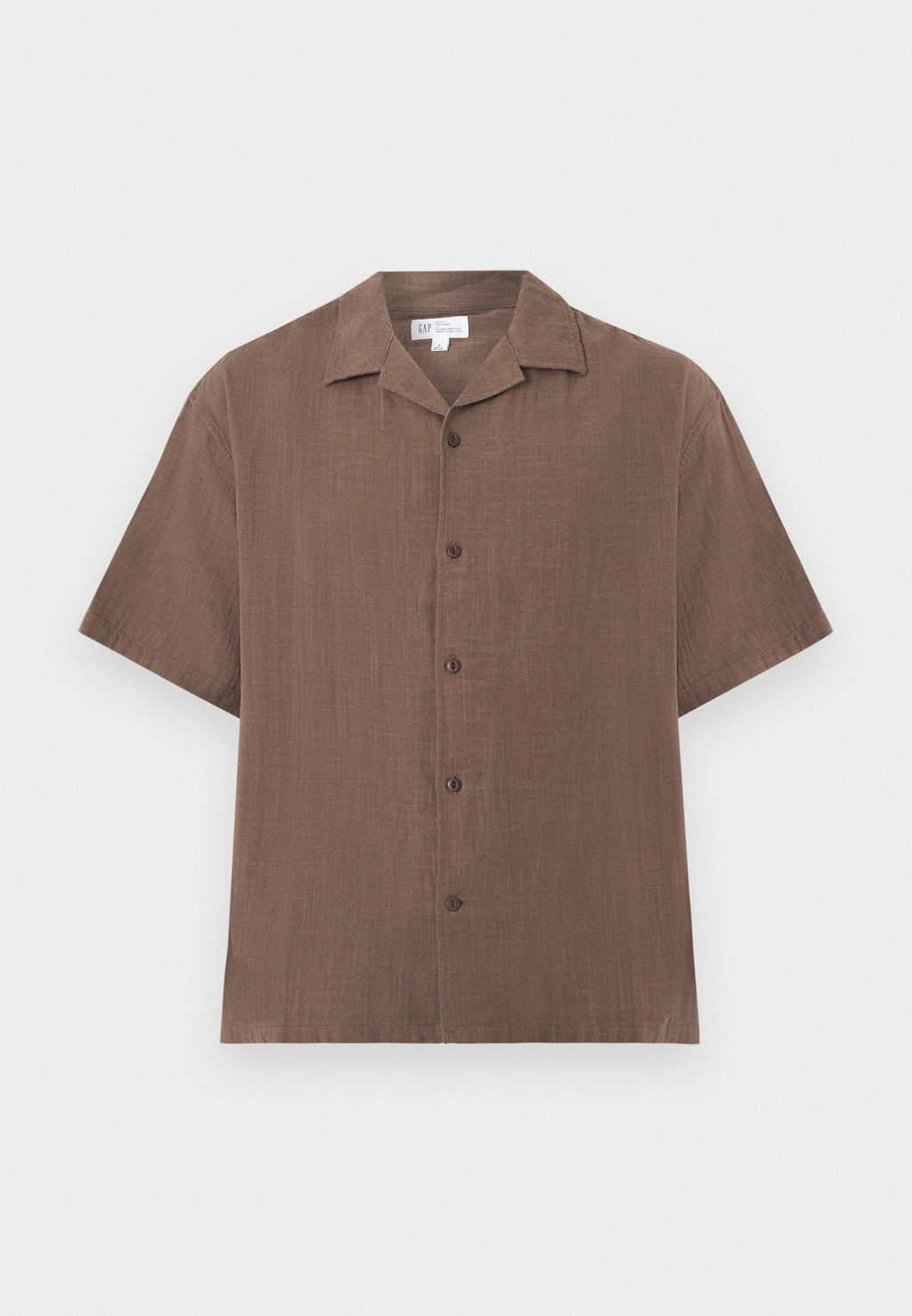 BOXY GAUZE - Shirt - toasted almond