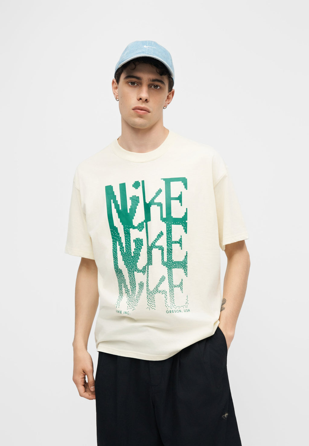 TEE - Print T-shirt - coconut milk
